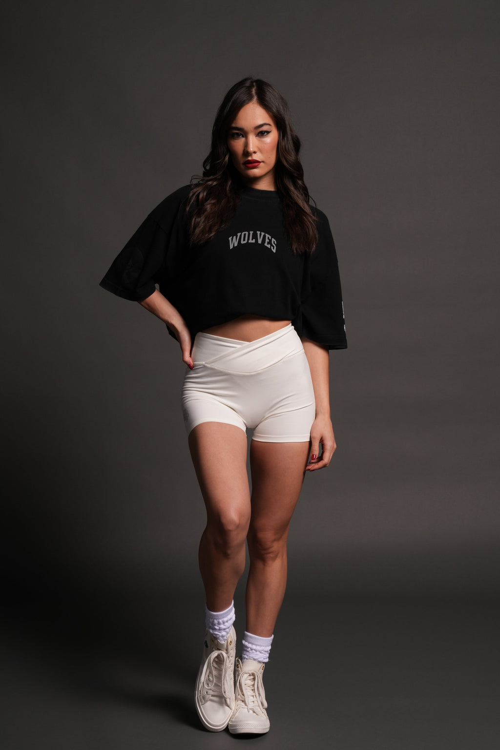 La Ca Frvr Premium Oversized Tee in Black — imagem 16