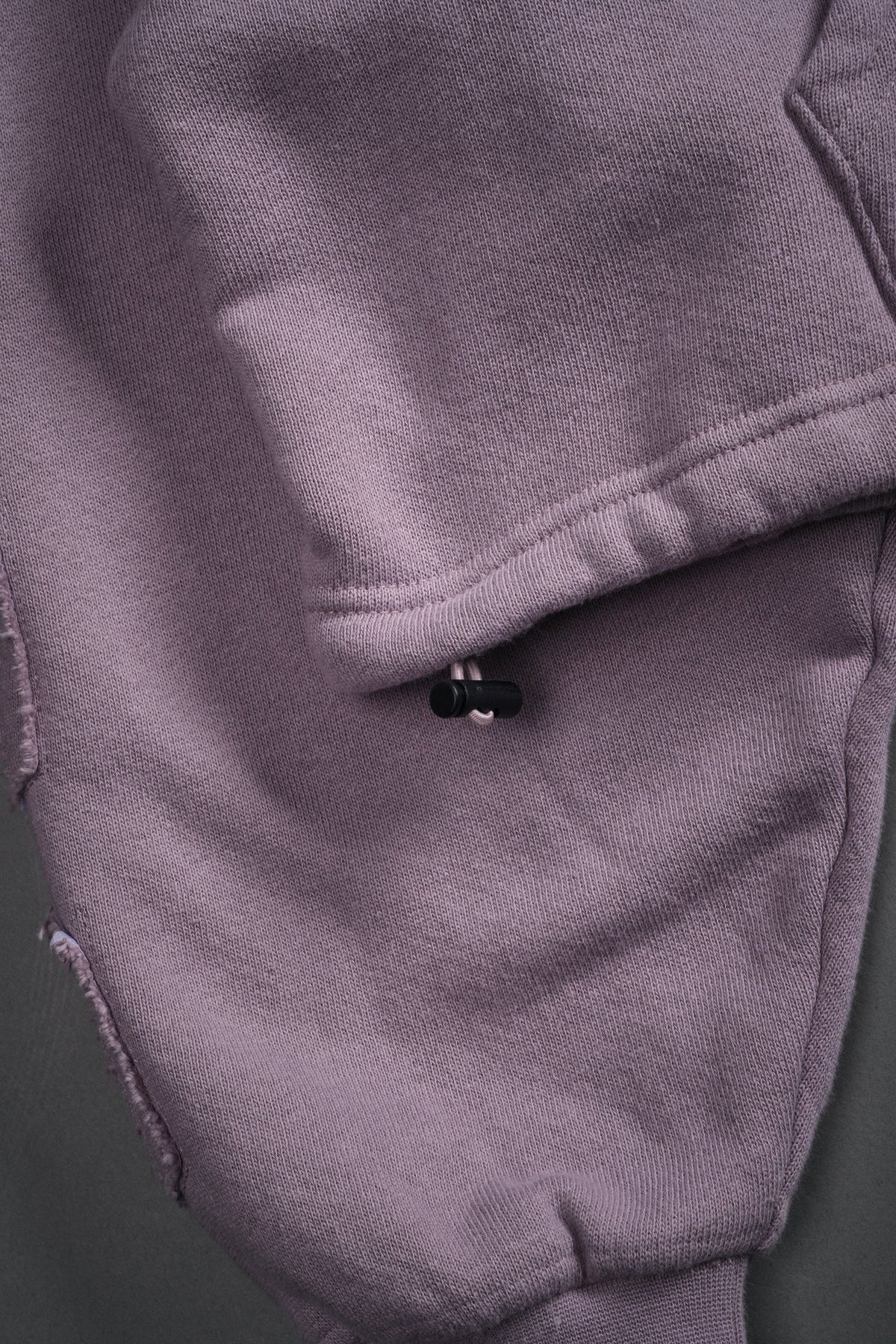 Our Mantra Appliqué Oversized "Everson" Mockneck in Purple Smoke - imagem 8