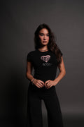 Memento Amore "Baby" Tee in Black — imagem 1