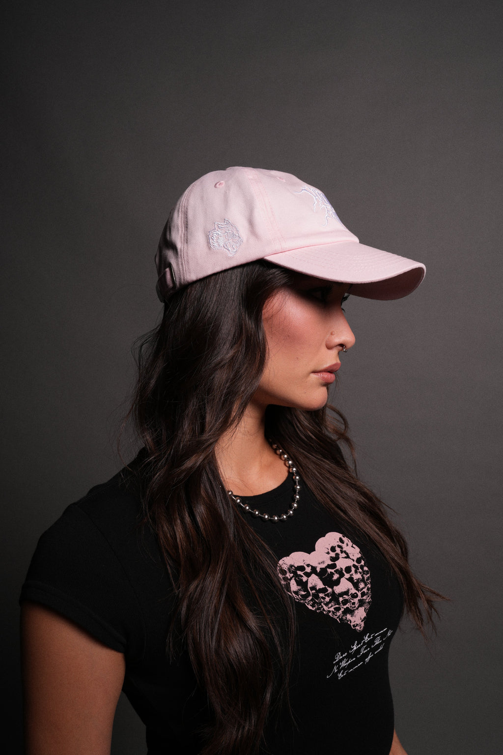 Forged From Iron Dad Hat V2 in Cloud Pink — imagem 7