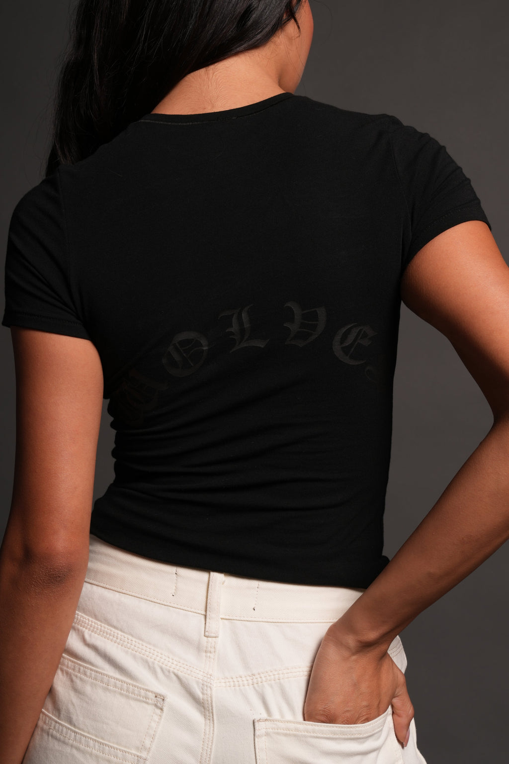La Cherub Eden Ss Tee in Black — imagem 2