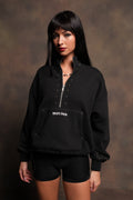 Stud Lobo She Everson Mockneck Sweater In Black