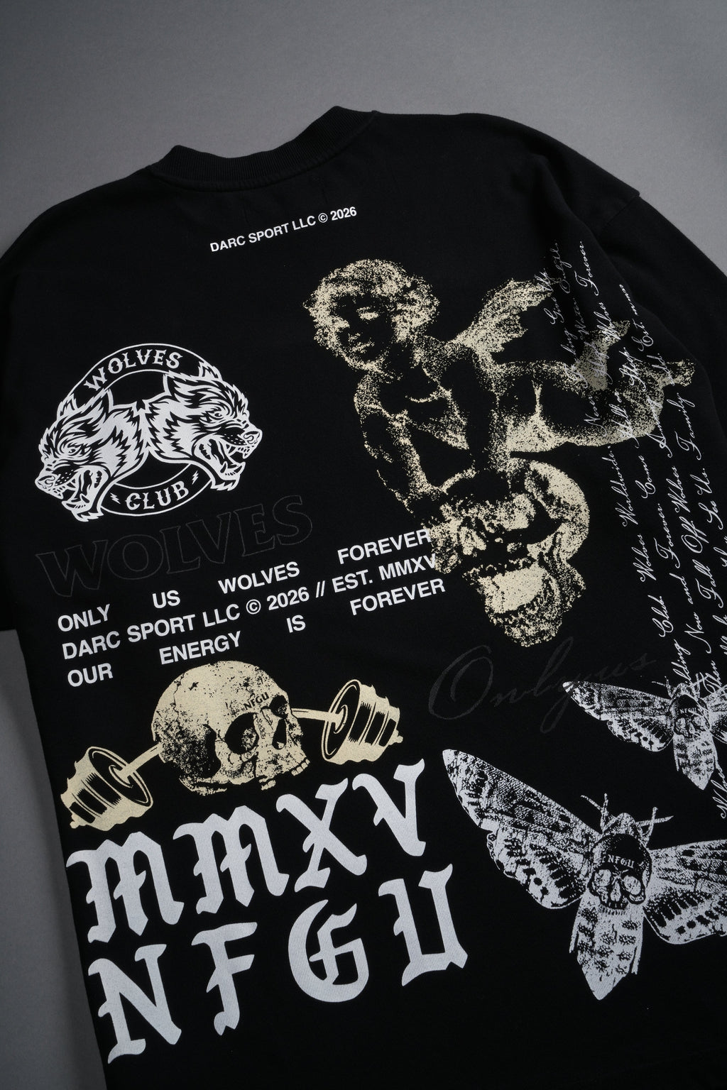 Hollow Virtue "Premium" Oversized Tee in Black — imagem 8