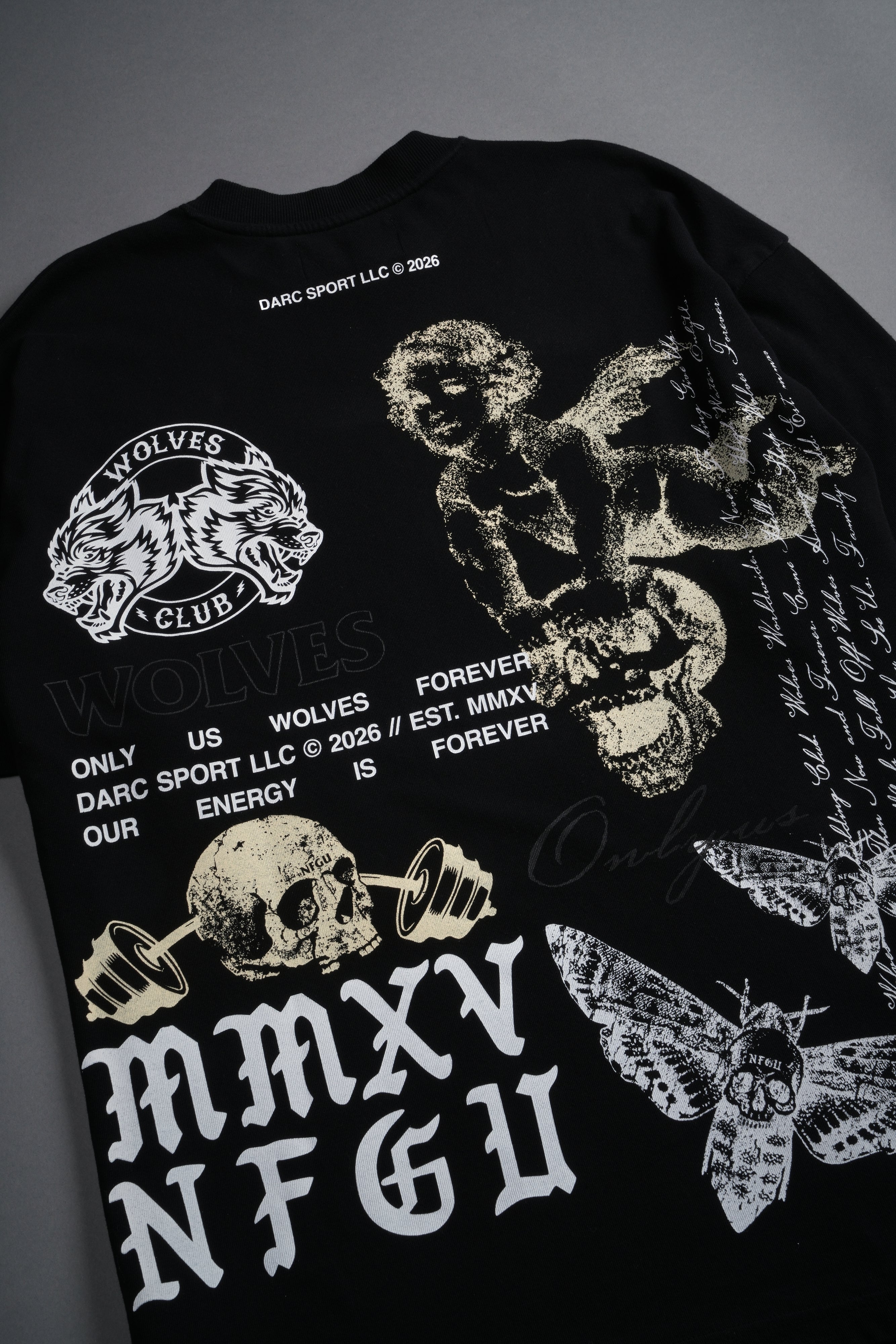 Hollow Virtue "Premium" Oversized Tee in Black — imagem 8