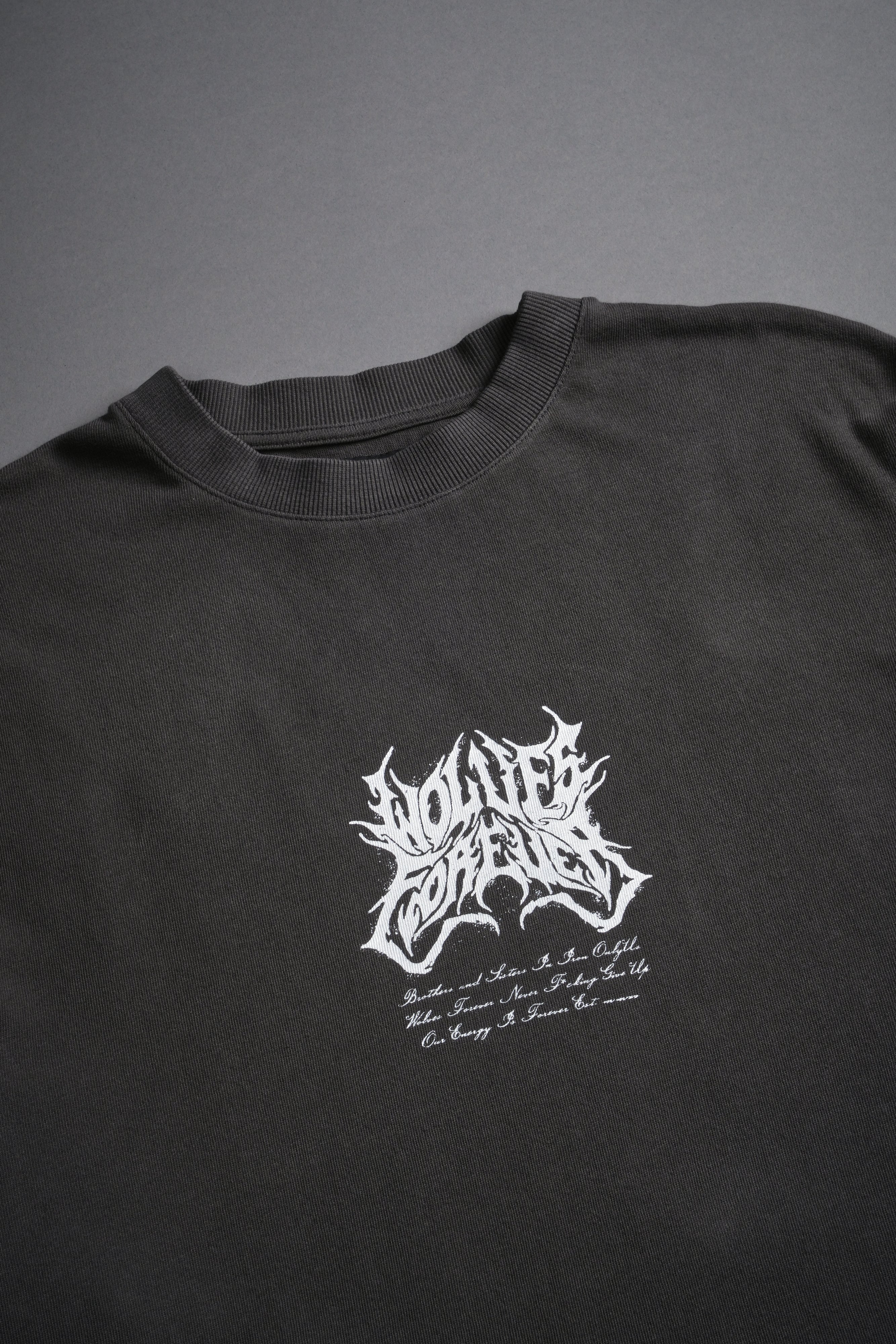Sheer Loyalty "Premium" Oversized Tee in Wolf Gray — imagem 7