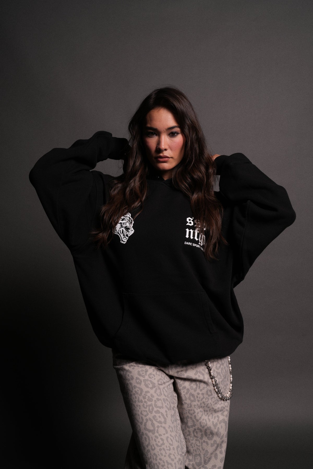 Born Stoic "Pierce" Hoodie in Black - imagem 2