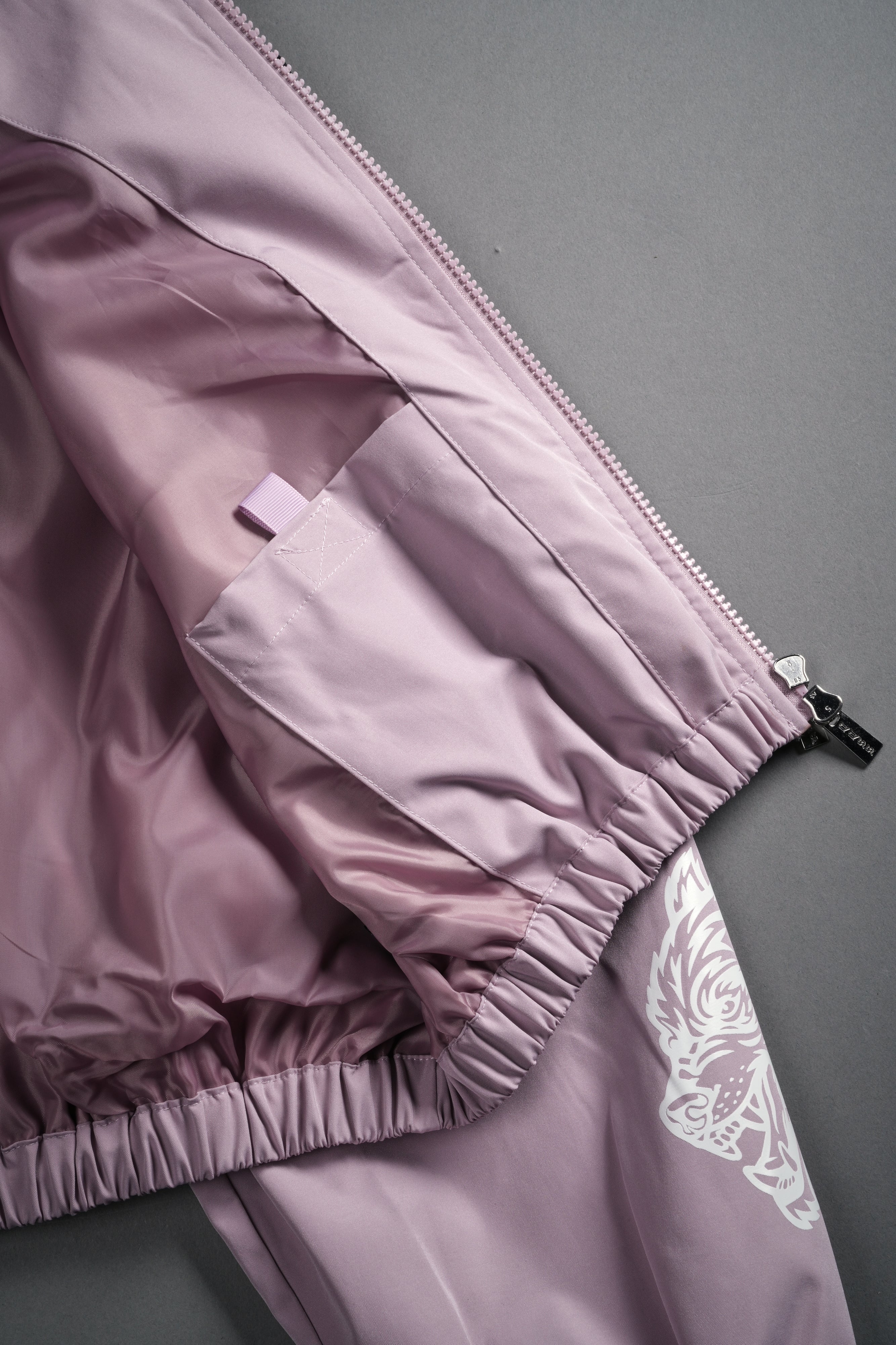 Death Becomes Her Nadia Track Jacket in Purple Smoke/Black/White — imagem 12