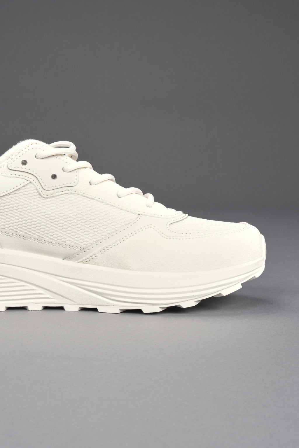 Run-1 Shoes in Cream/Black — imagem 8