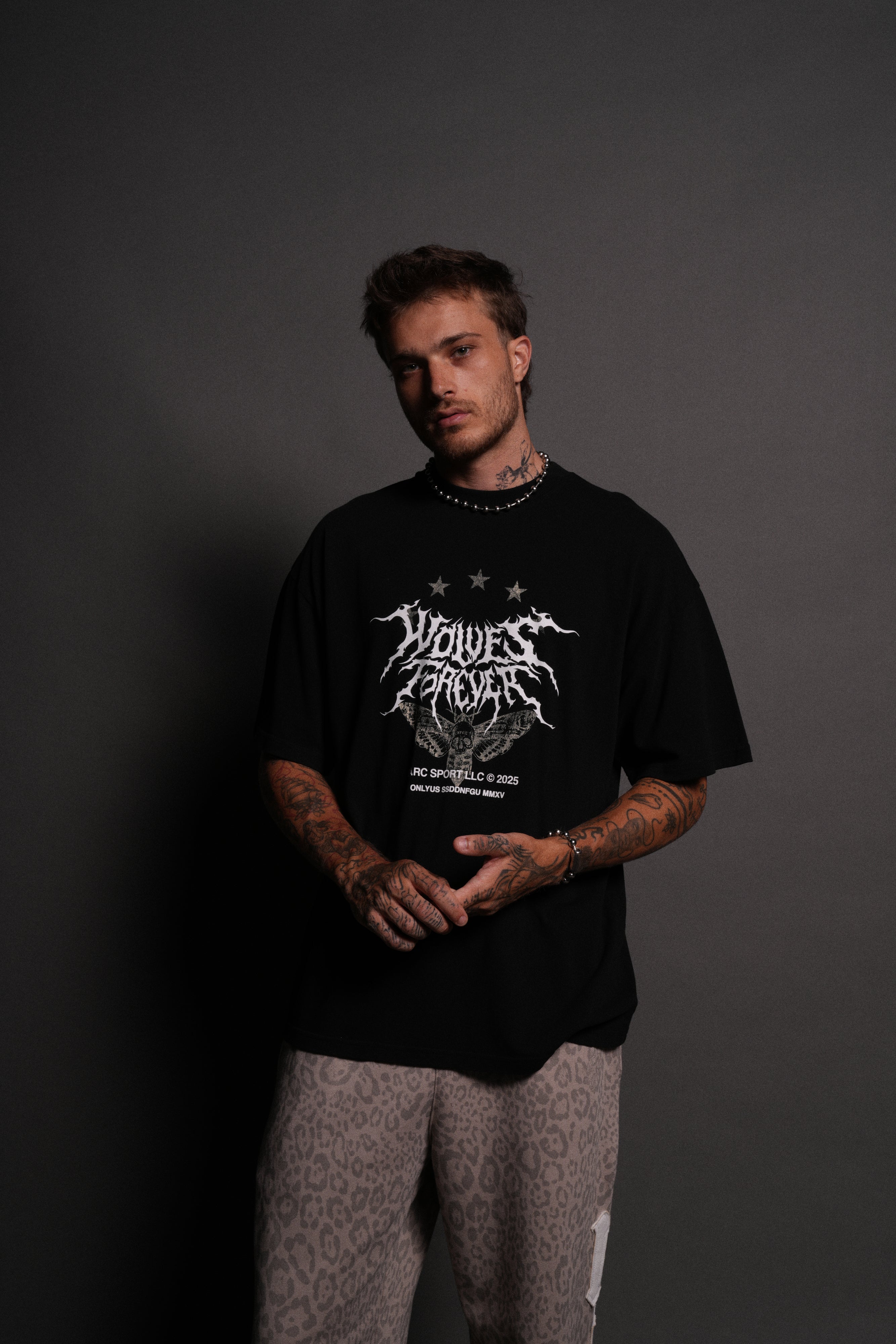 Iron Pack "Premium" Oversized Tee in Black — imagem 2