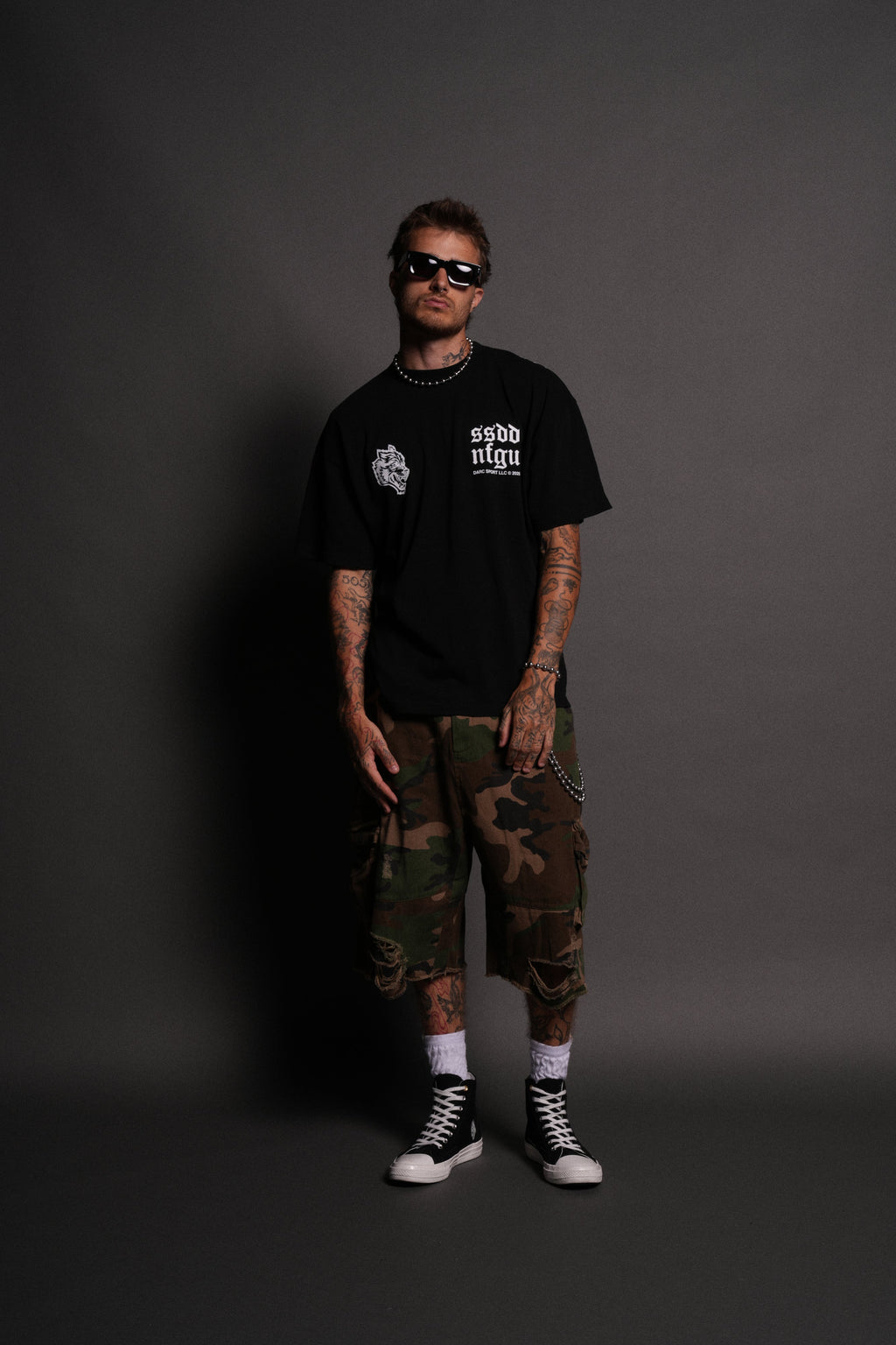 Born Stoic "Premium" Oversized Tee in Black — imagem 11