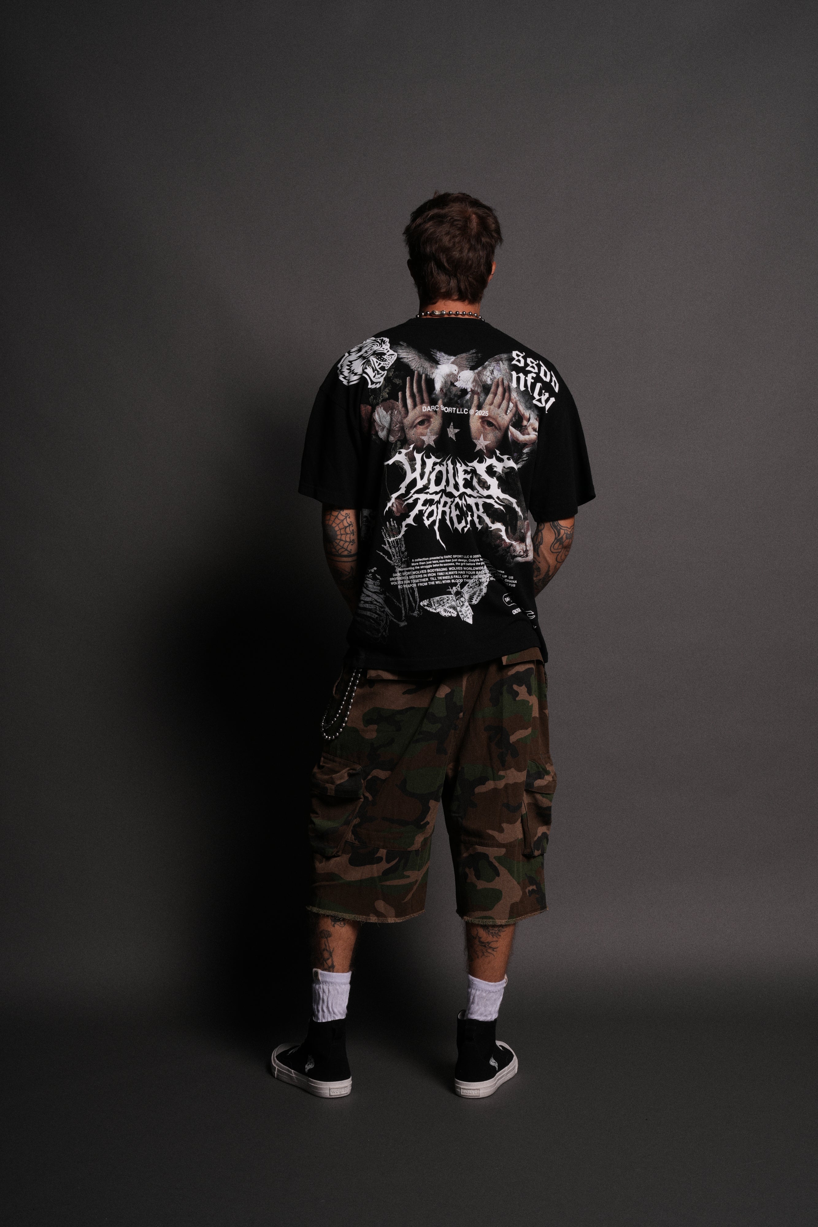 Born Stoic "Premium" Oversized Tee in Black — imagem 12