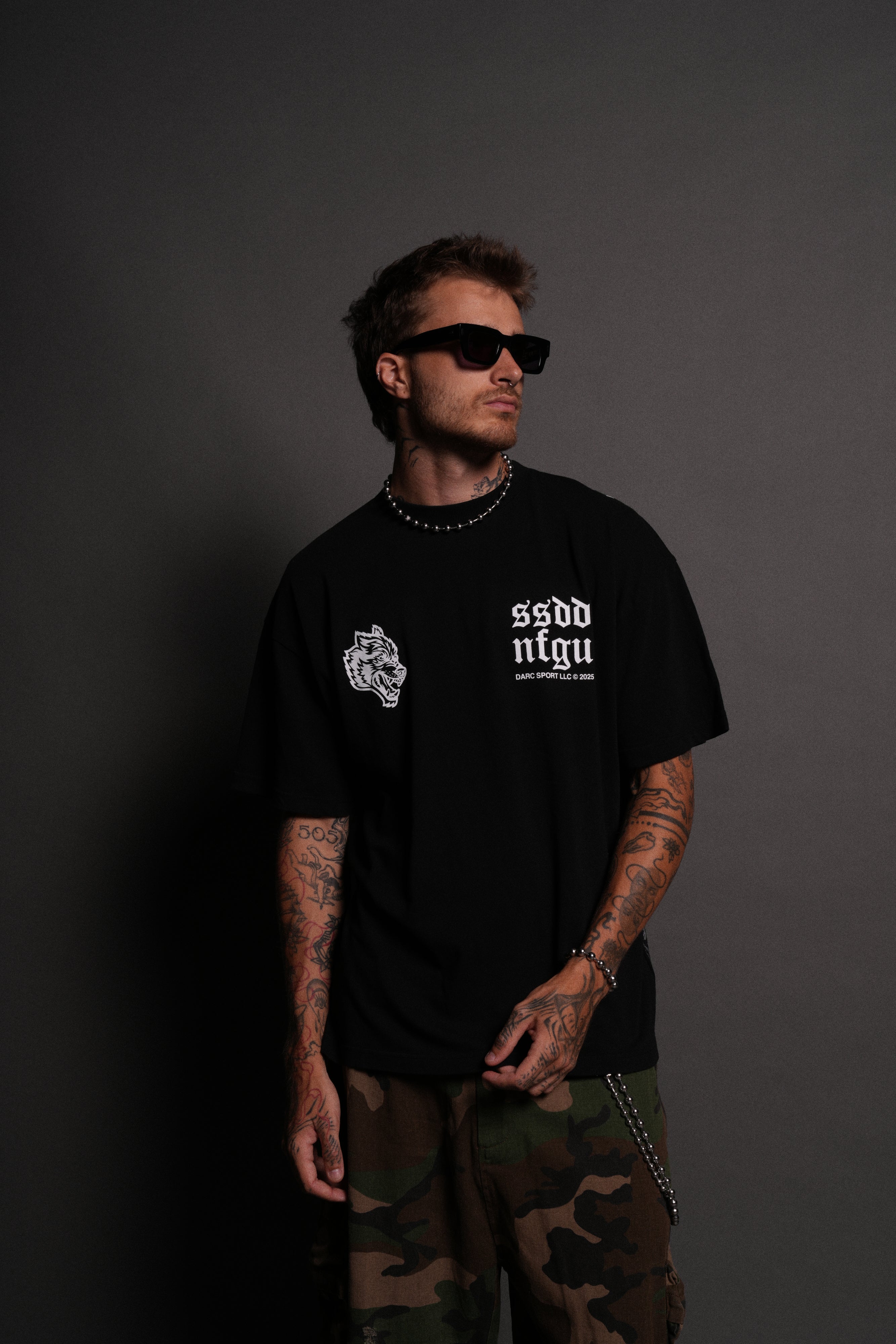 Born Stoic "Premium" Oversized Tee in Black — imagem 2