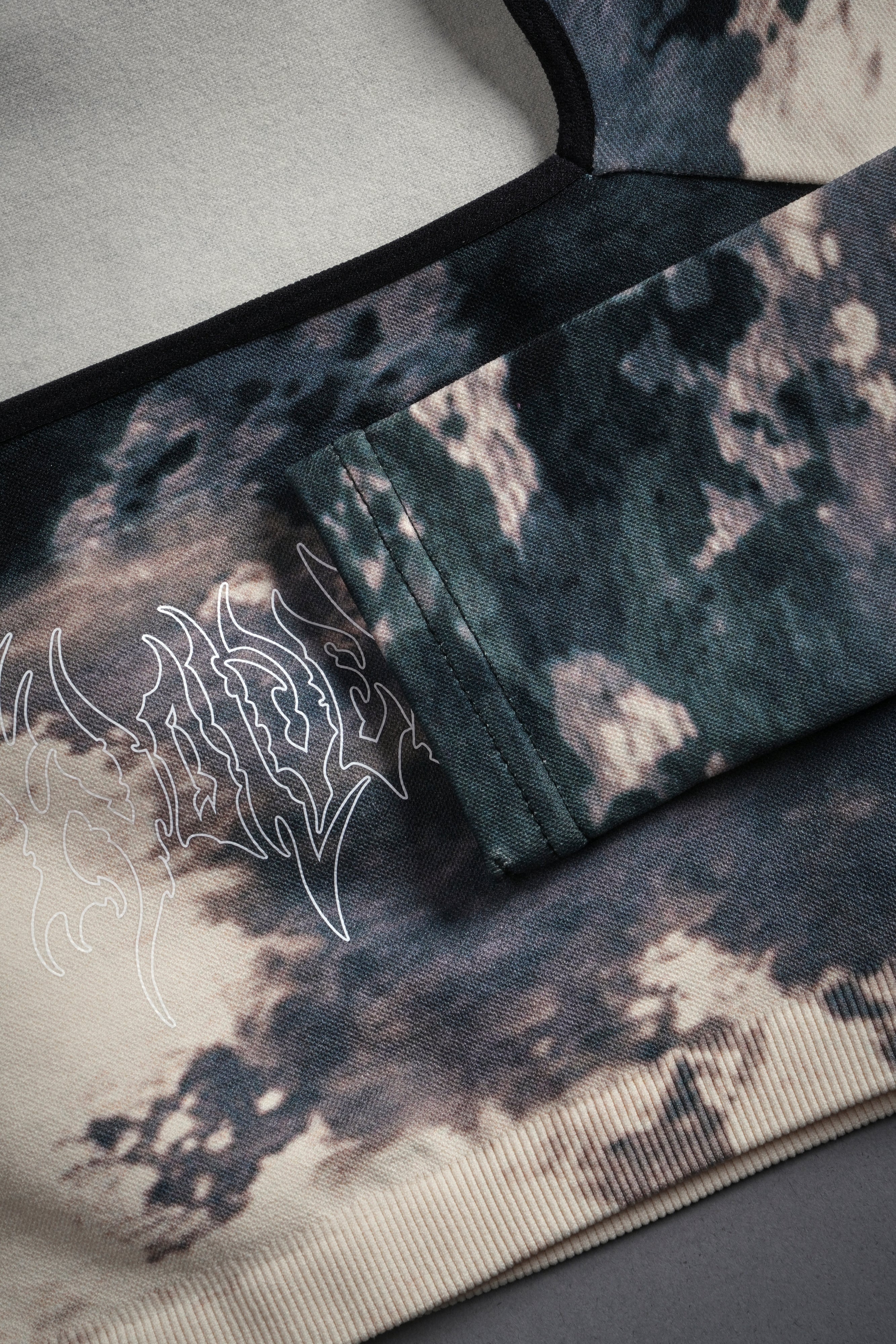 Hesh "Everson Seamless" Sage L/S Top in Sandstorm Marble Wash — imagem 6