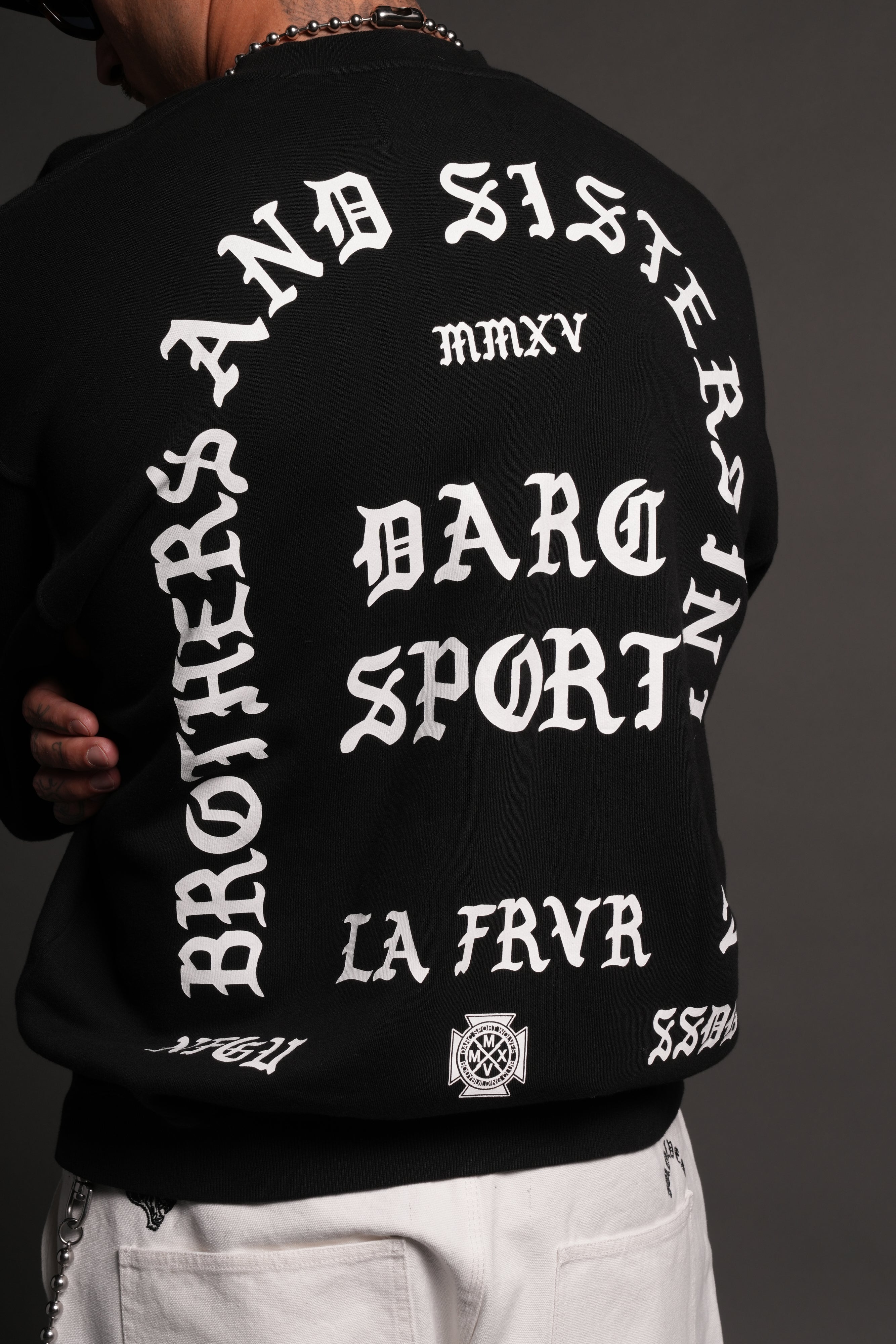 La Cherub London Crewneck in Black — imagem 12