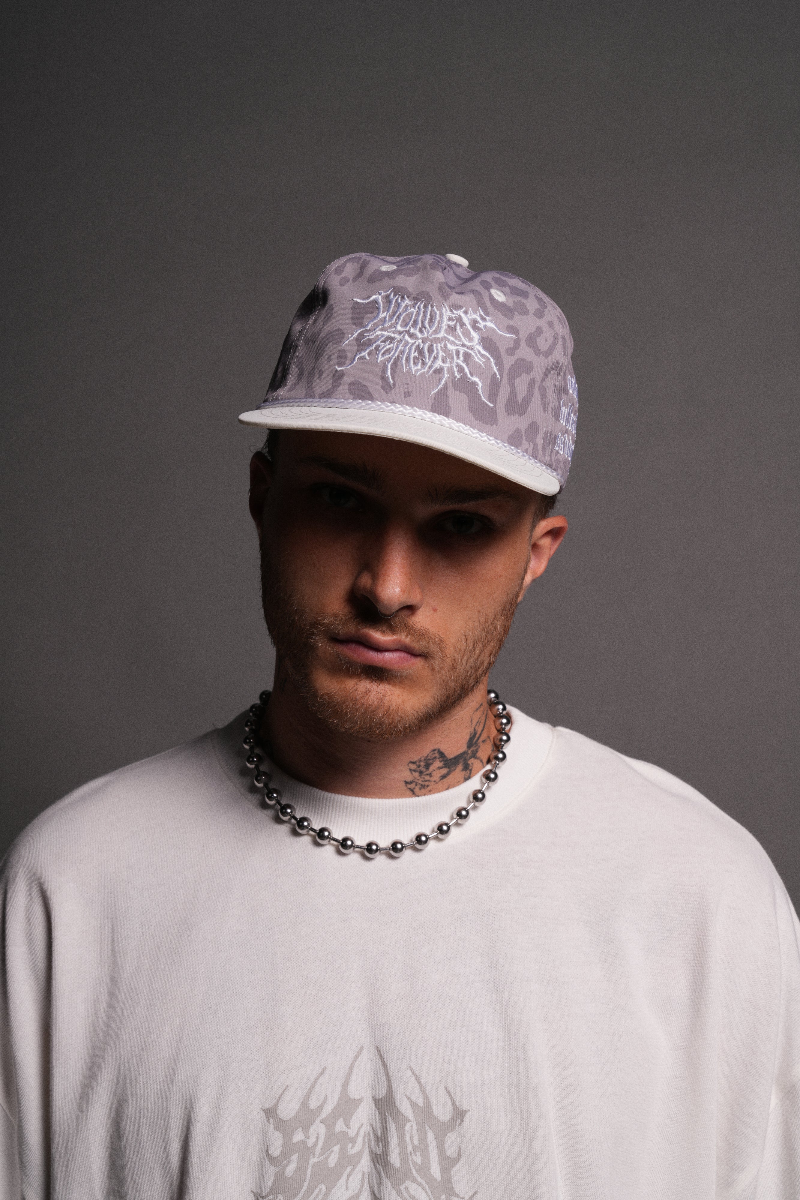 Forged From Iron Paradise Hat in Clay Leopard/Cream — imagem 3