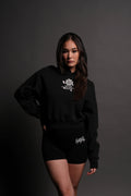 Our Fire V2 "Owen" (Cropped) Hoodie in Black — imagem 1