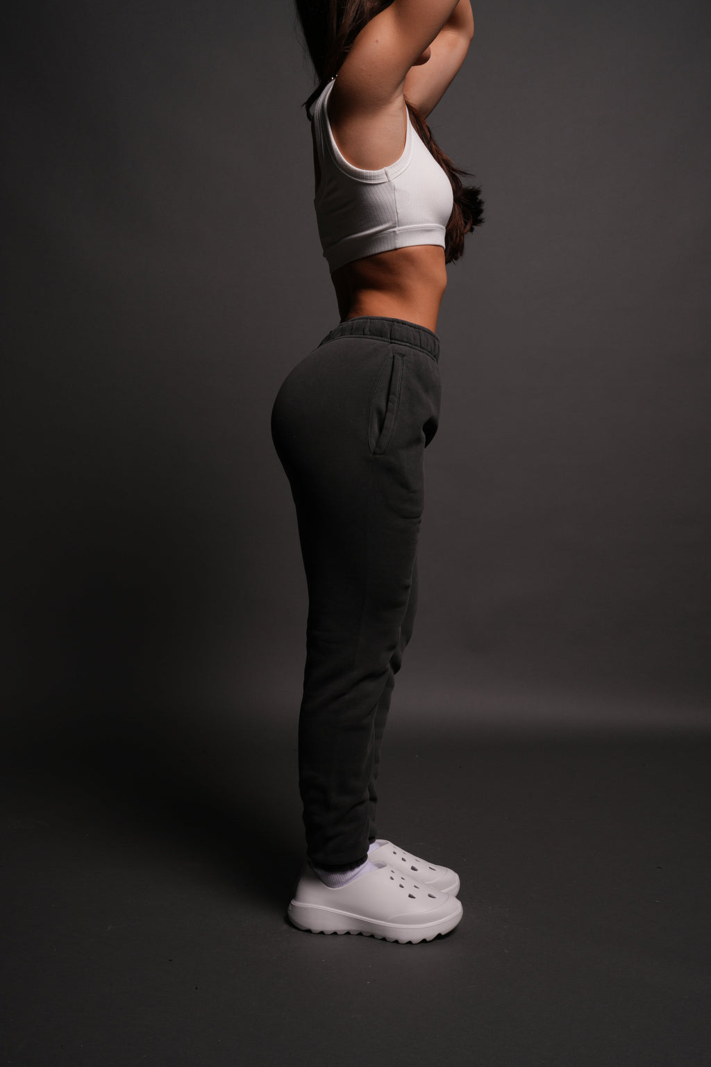 Wolves Forever She Post Lounge Sweats in Wolf Gray — imagem 6