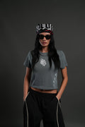Faded Paisley "Timeless" Tee in Greek Stone — imagem 1