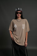 Stone Code "Pump Cover" Tee in Taupe — imagem 1