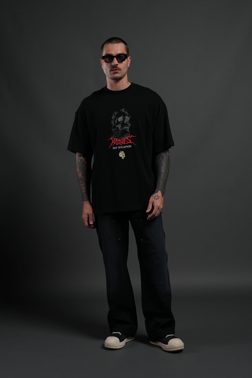 From Dust Premium Oversized Tee in Black — imagem 5