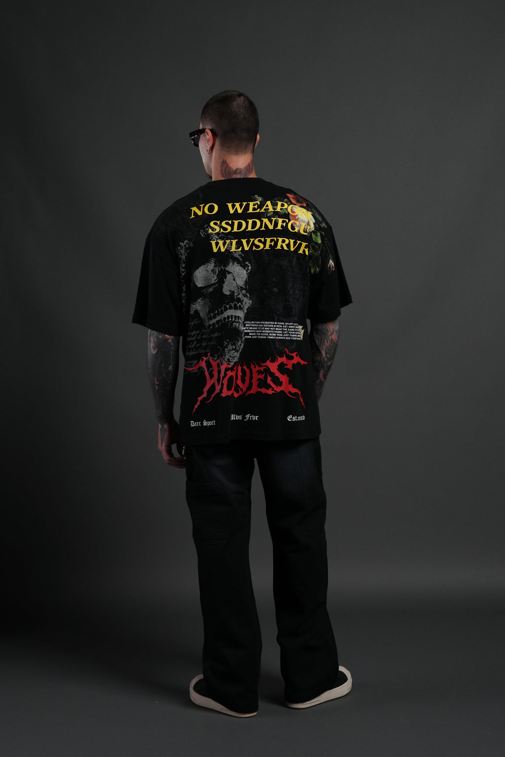 From Dust Premium Oversized Tee in Black — imagem 6