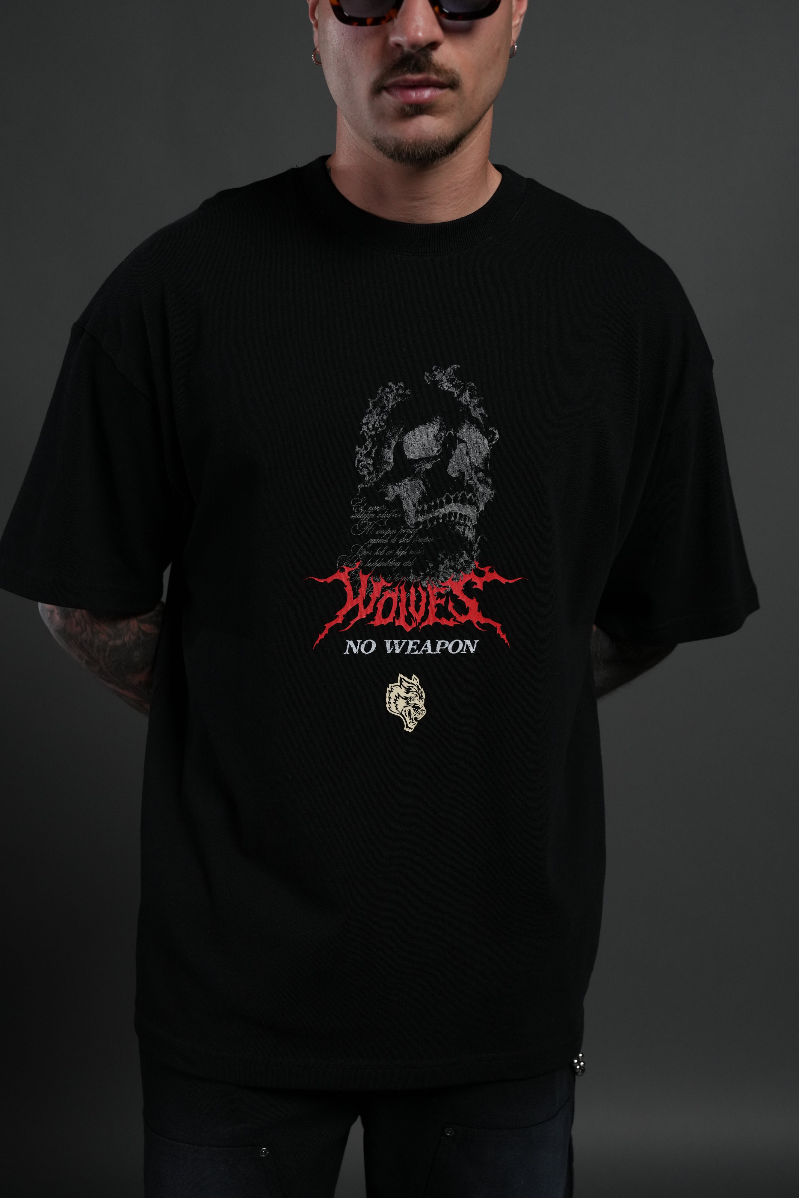 From Dust Premium Oversized Tee in Black — imagem 7