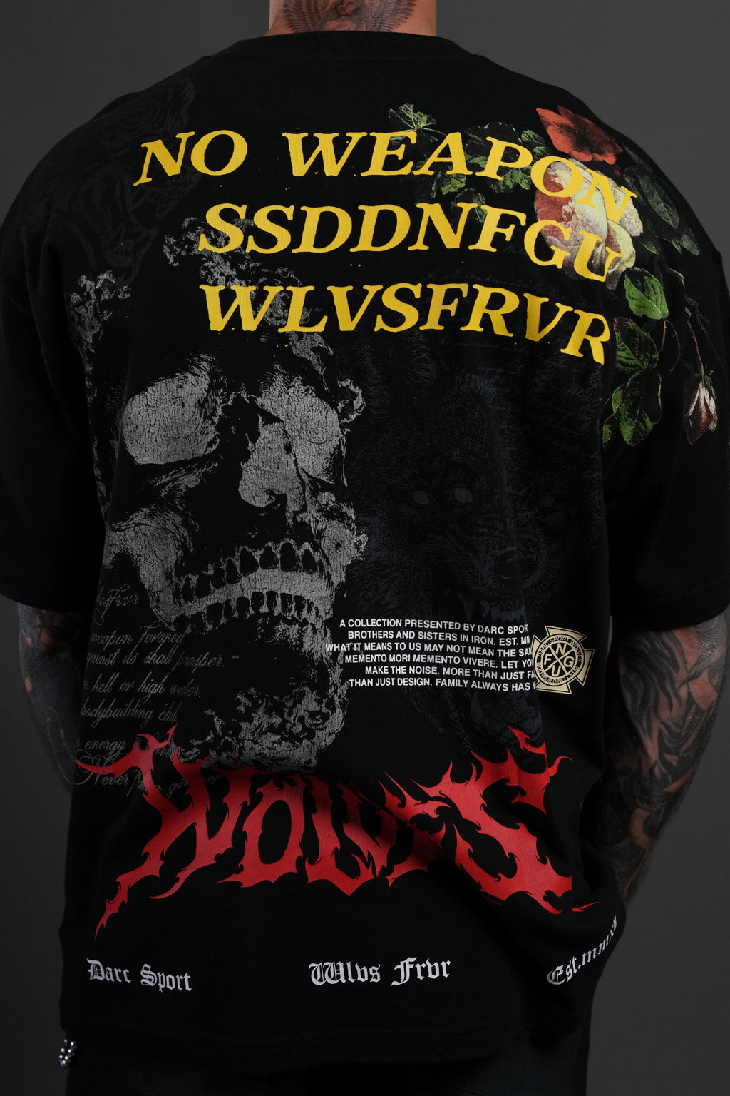 From Dust Premium Oversized Tee in Black — imagem 8