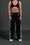 Dual Wolf "Juliette" Tearaway Track Pants in Black — imagem 1