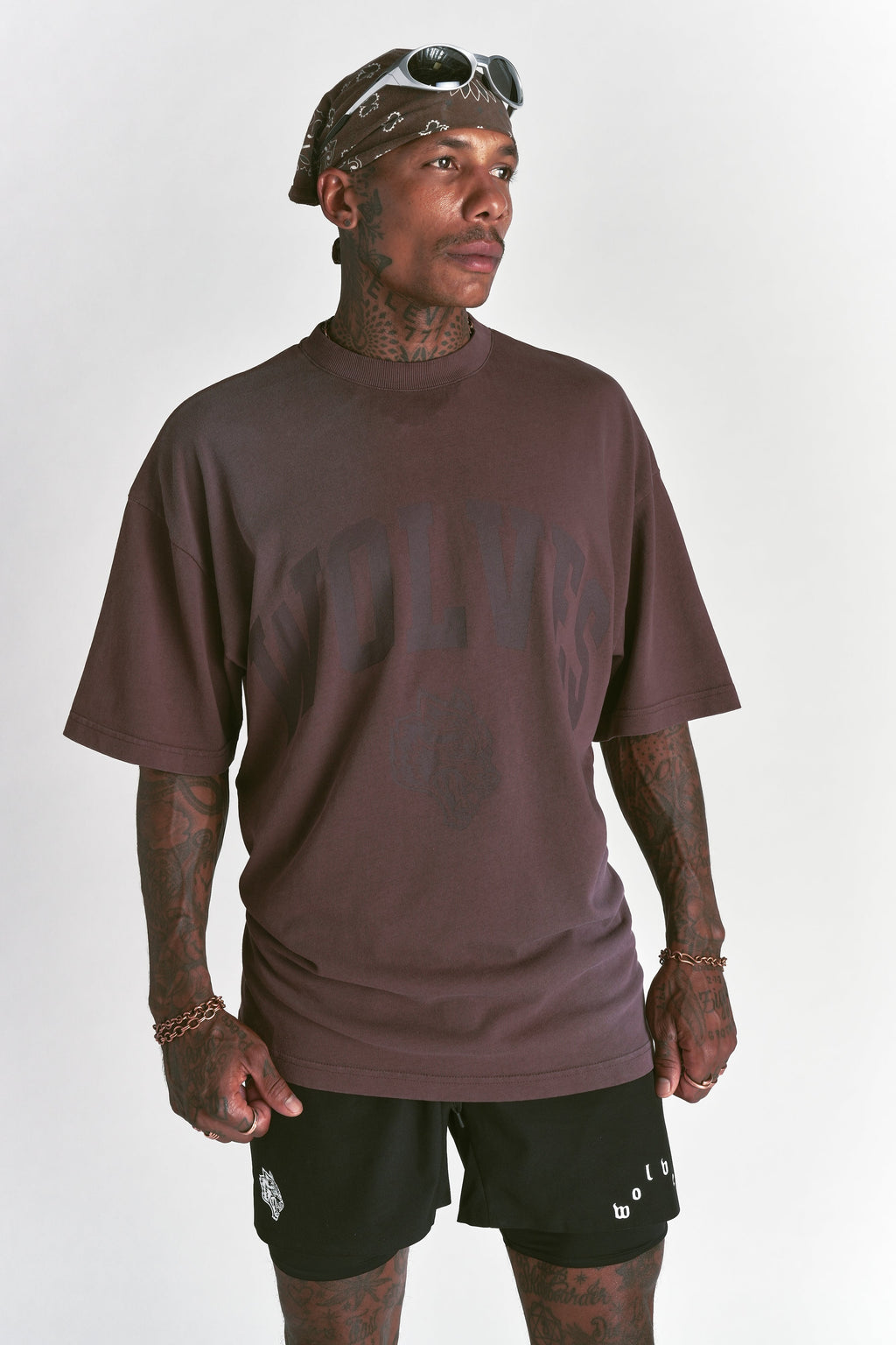 Loyalty "Premium" Oversized Tee in Ironwood Sun Fade — imagem principal
