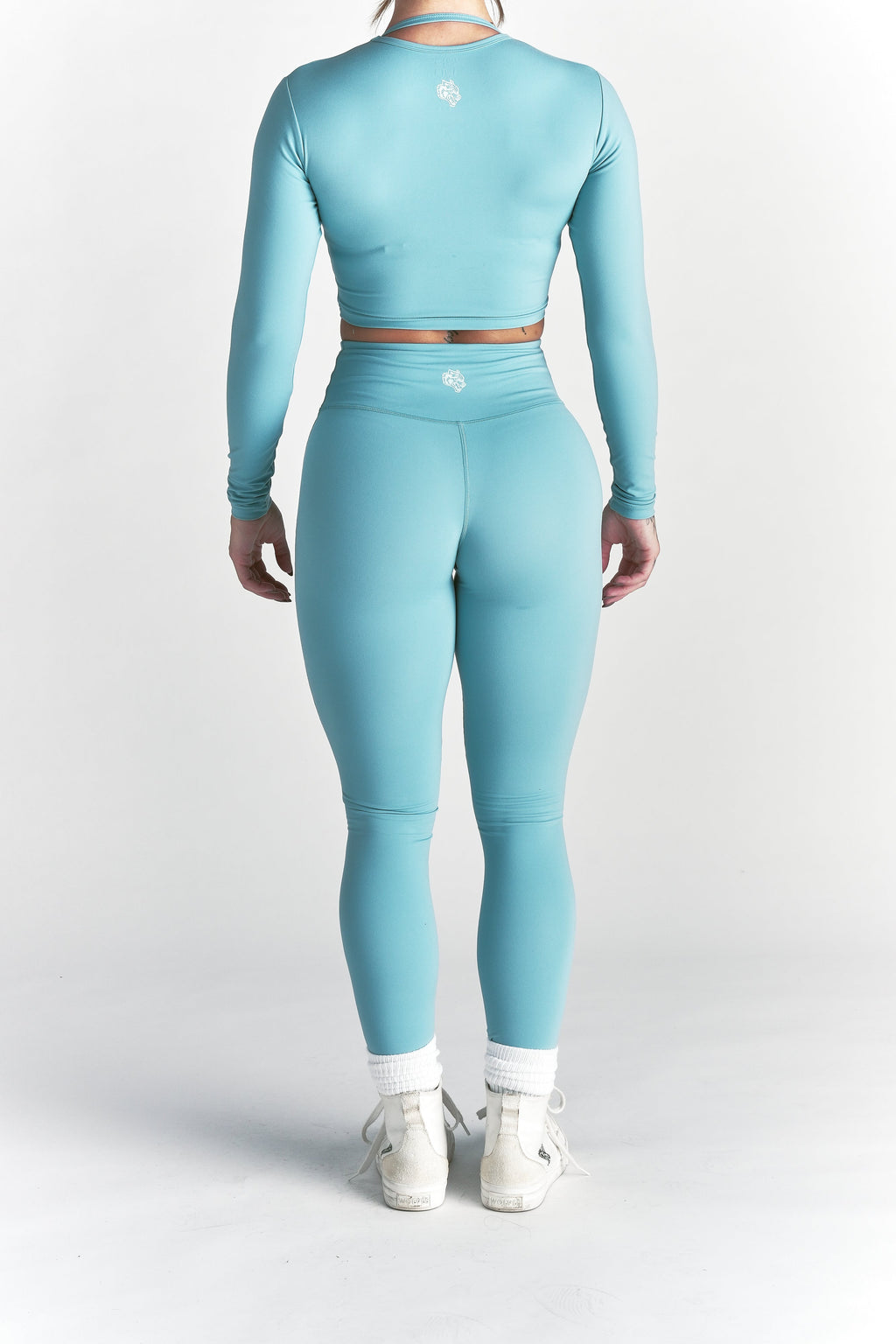 Wolf "Pearl" Energy Leggings in Dusty Turquoise — imagem 11