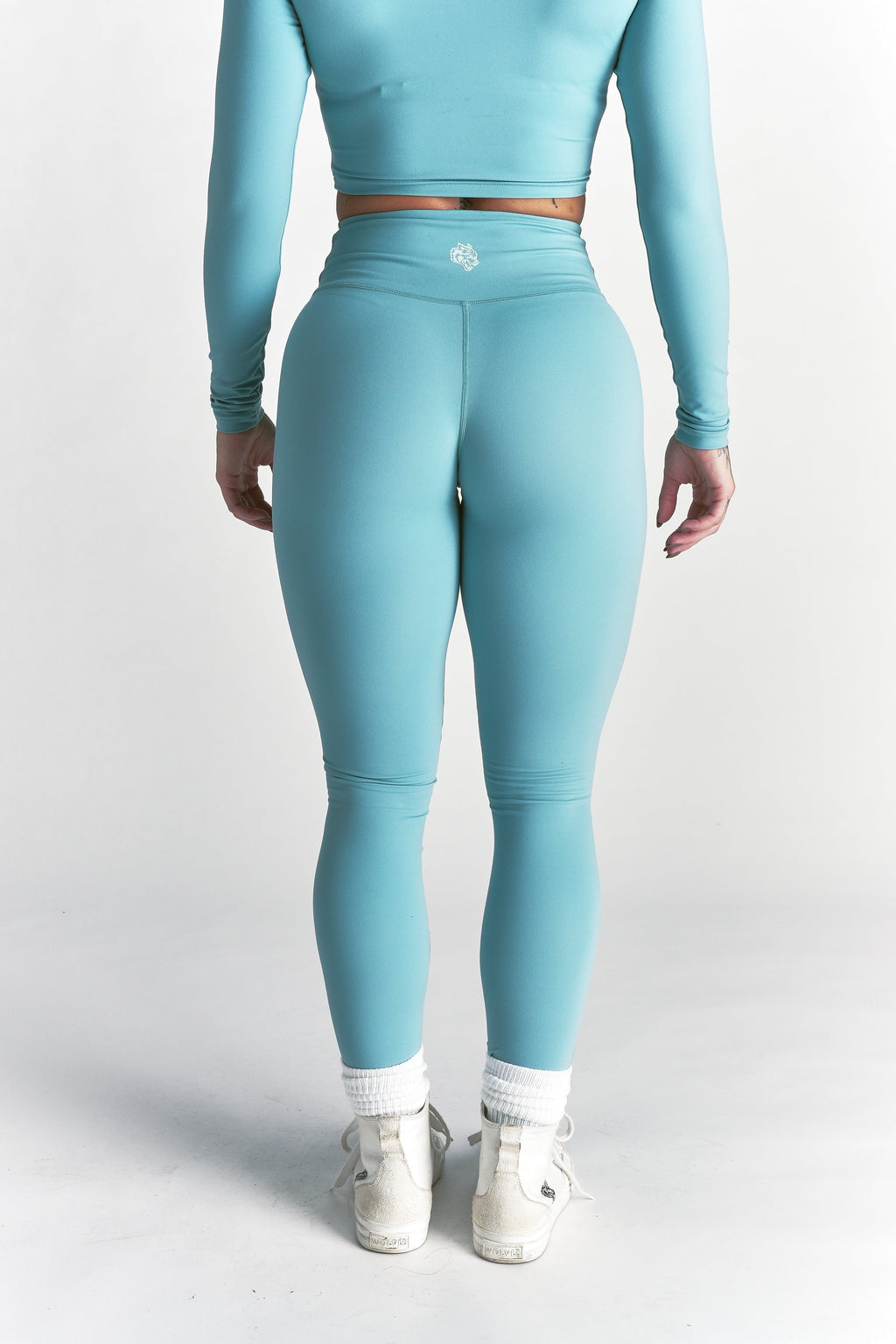 Wolf "Pearl" Energy Leggings in Dusty Turquoise — imagem 2
