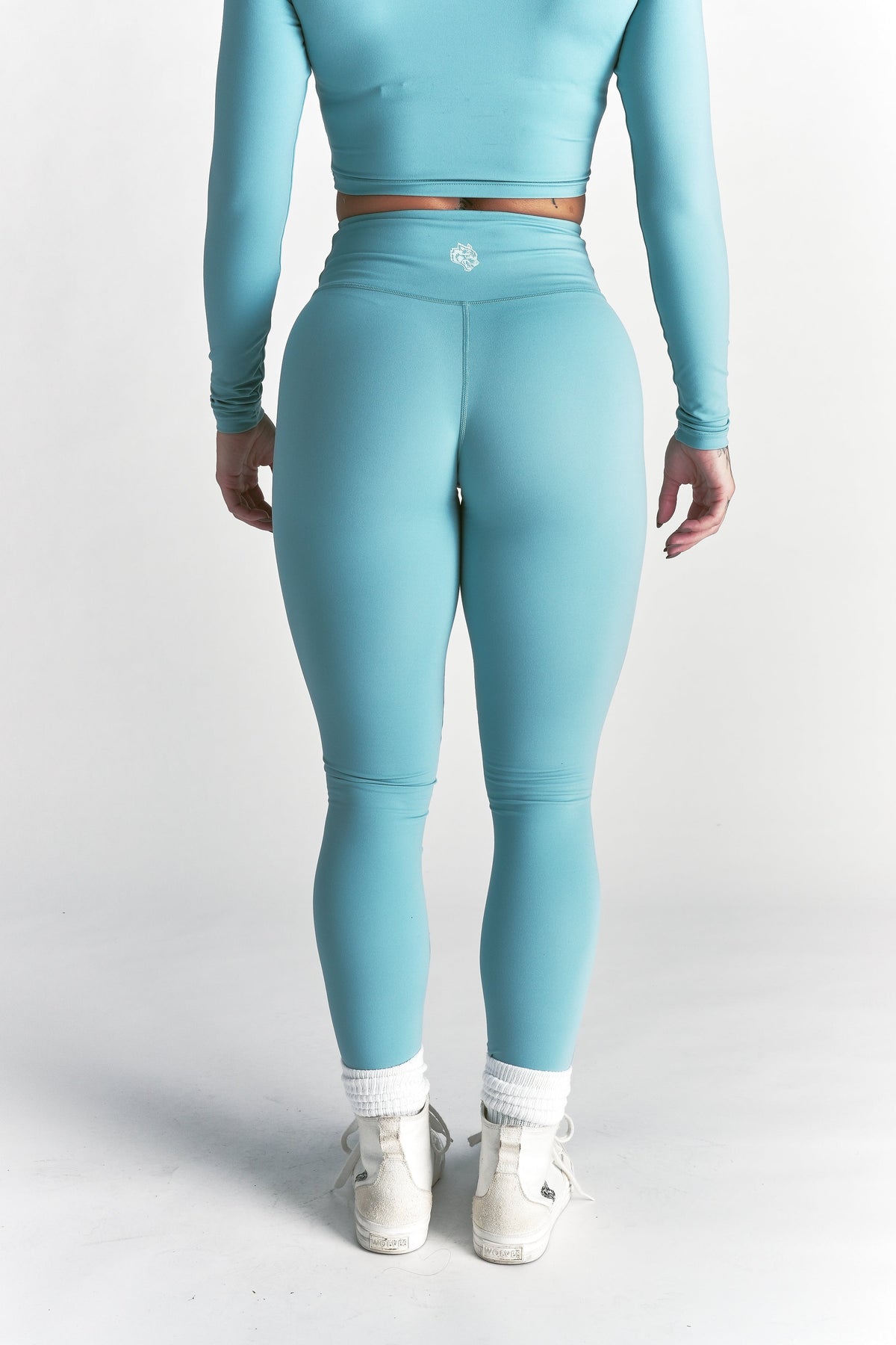 Wolf "Pearl" Energy Leggings in Dusty Turquoise — imagem 2