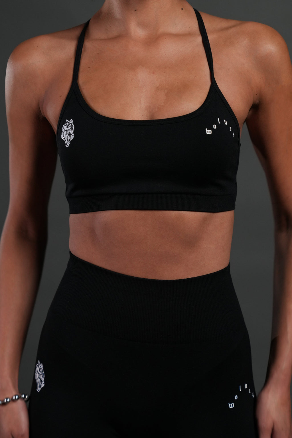 Wolves Pyramid "Layla" Soft Seamless Bra in Black - imagem 6