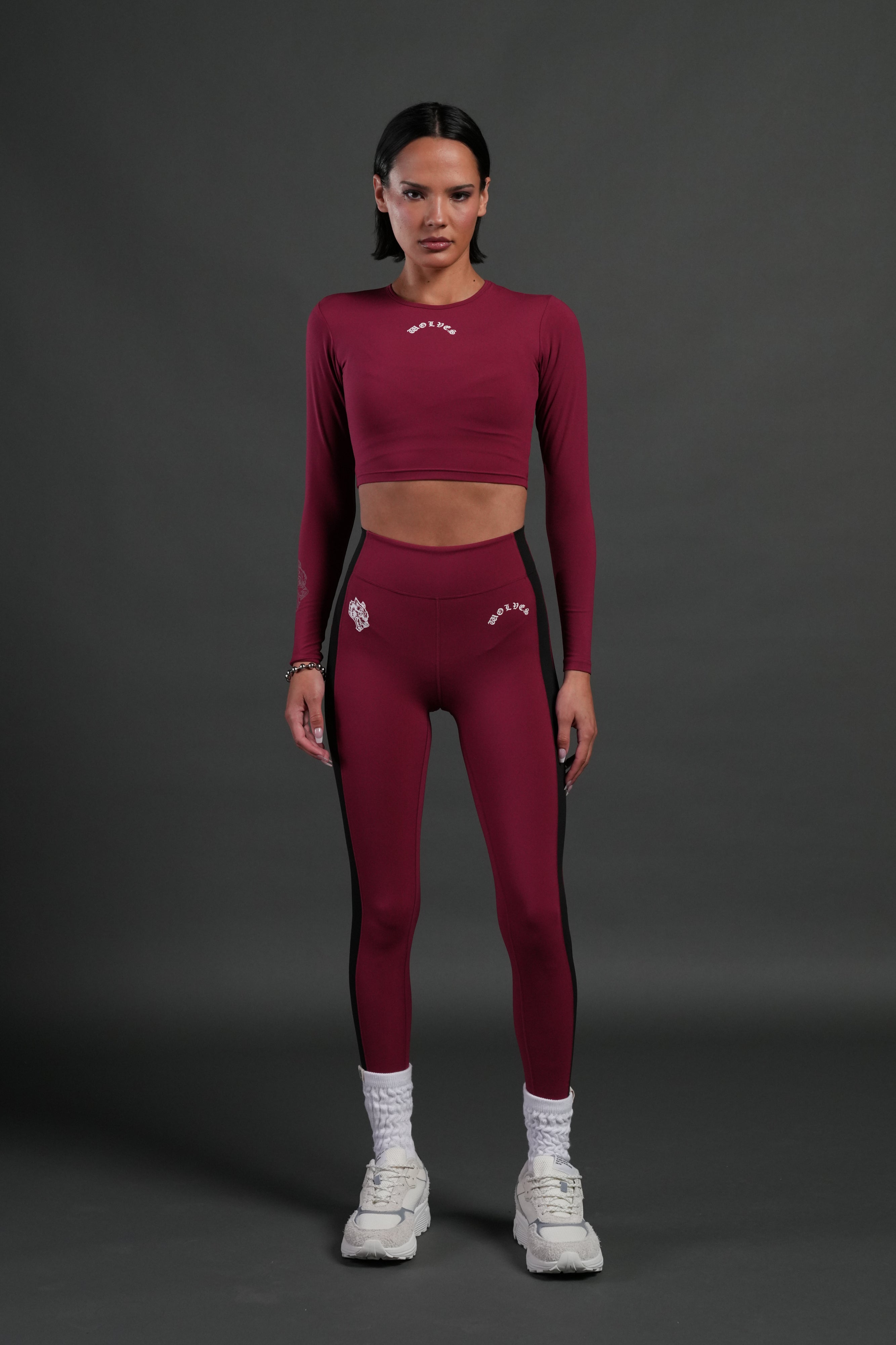 Love Story L/S "Energy" Top in Deep Raspberry — imagem 3