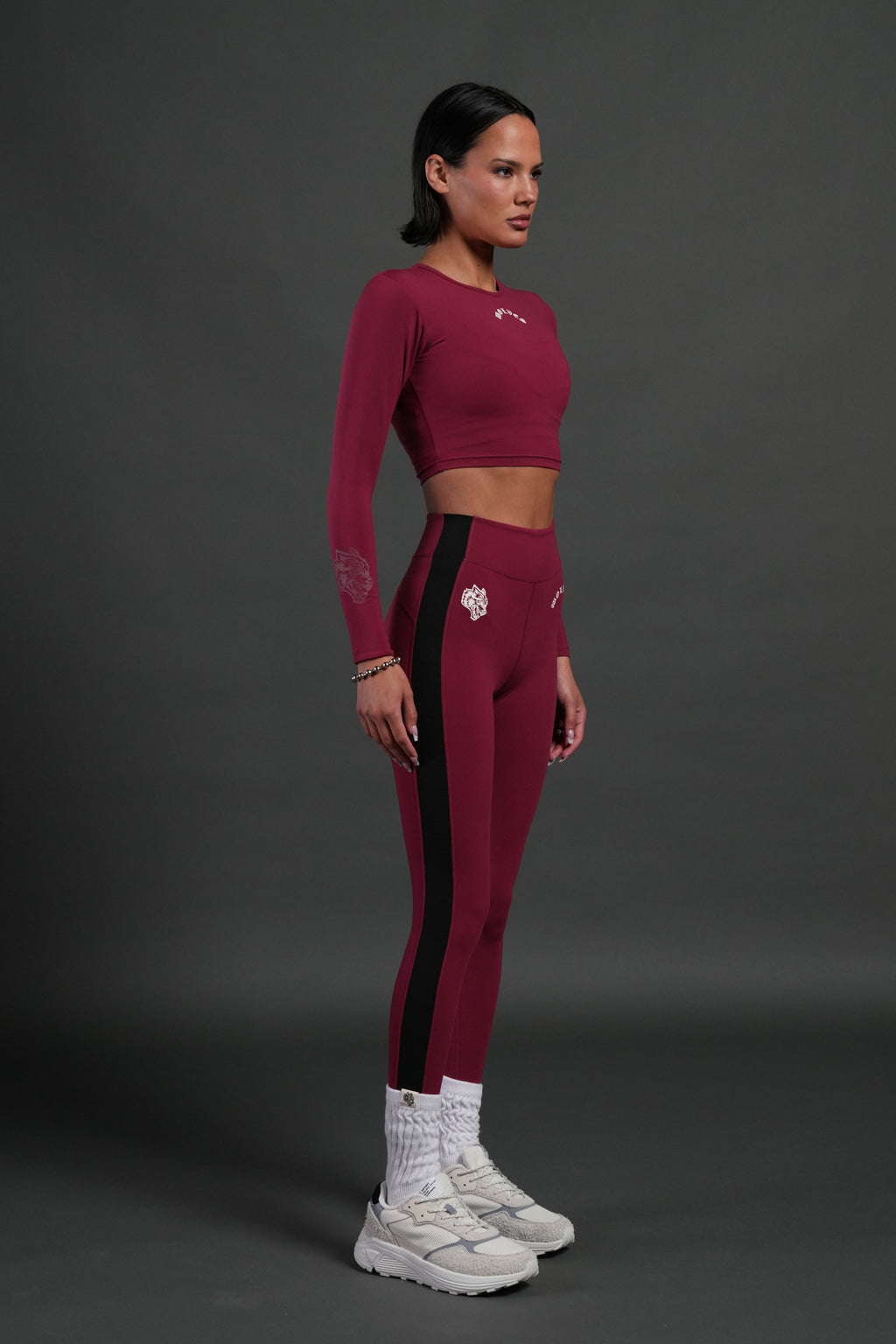 Love Story L/S "Energy" Top in Deep Raspberry — imagem 4