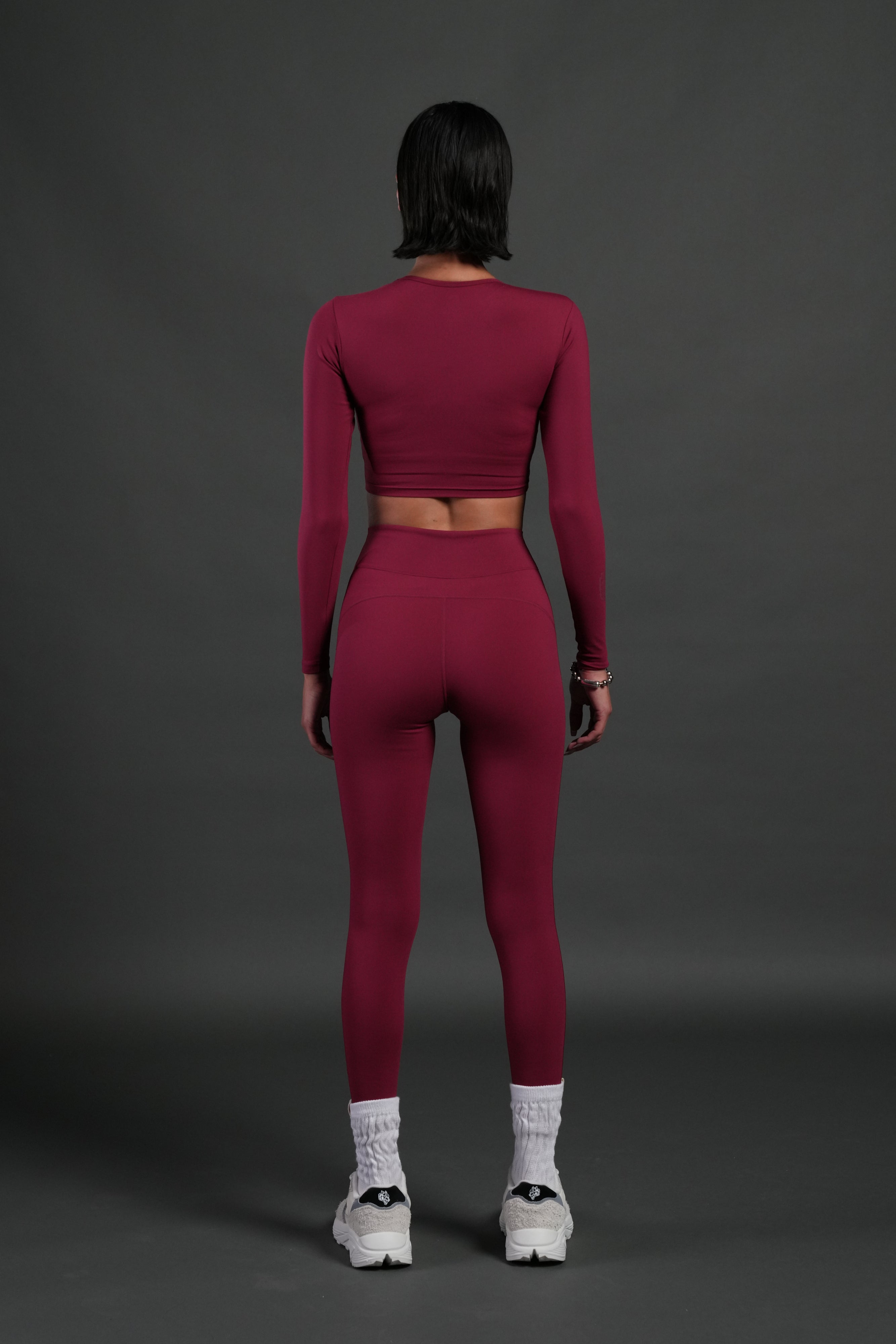 Love Story L/S "Energy" Top in Deep Raspberry — imagem 5