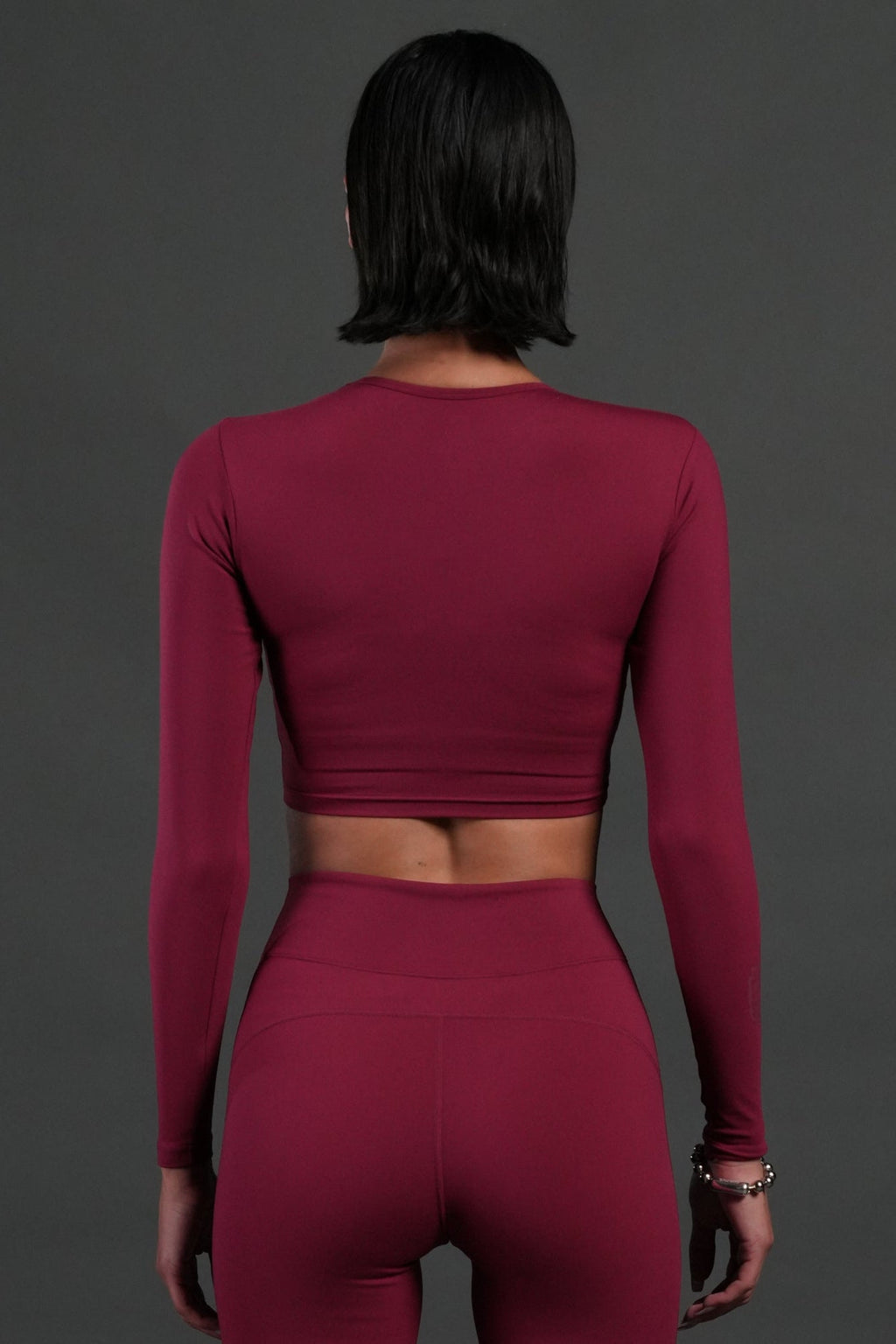 Love Story L/S "Energy" Top in Deep Raspberry — imagem 2