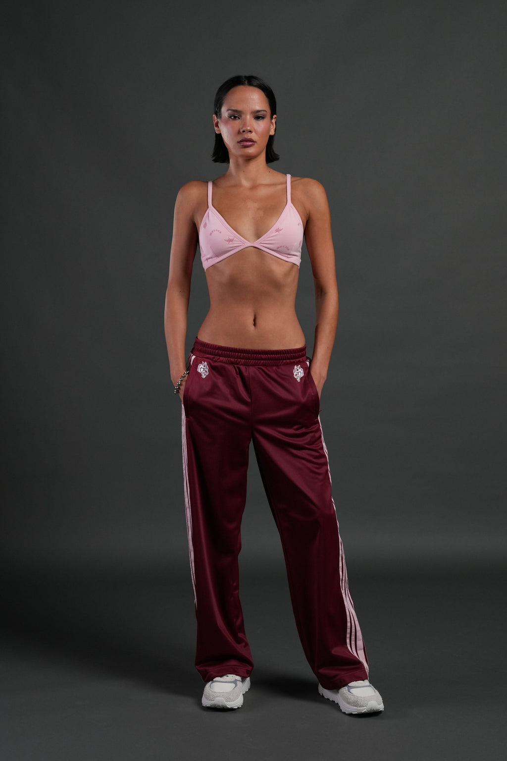 Verona Noir "Eva" Triangle Bralette in Flush Pink — imagem 3