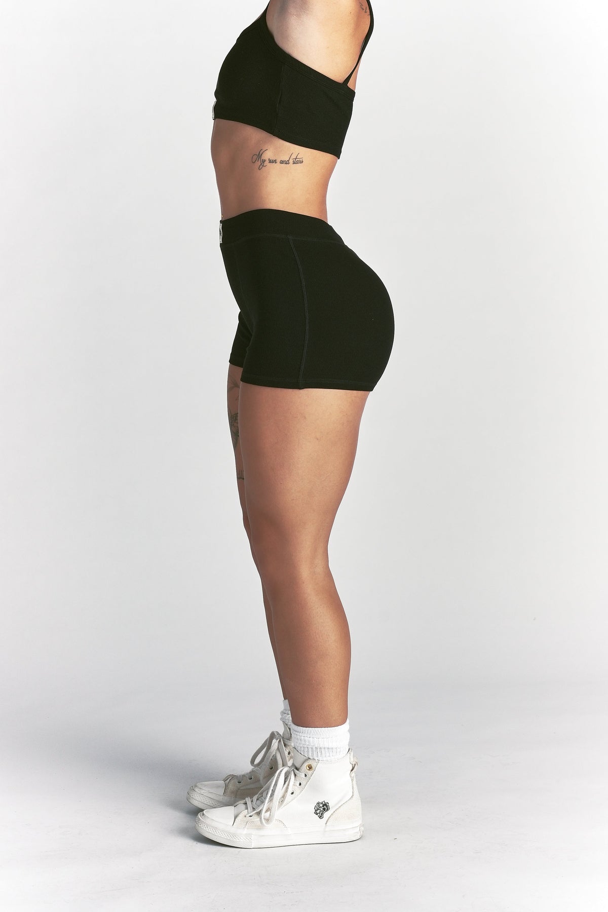 Jasmine Rib Boxers in Black — imagem 8