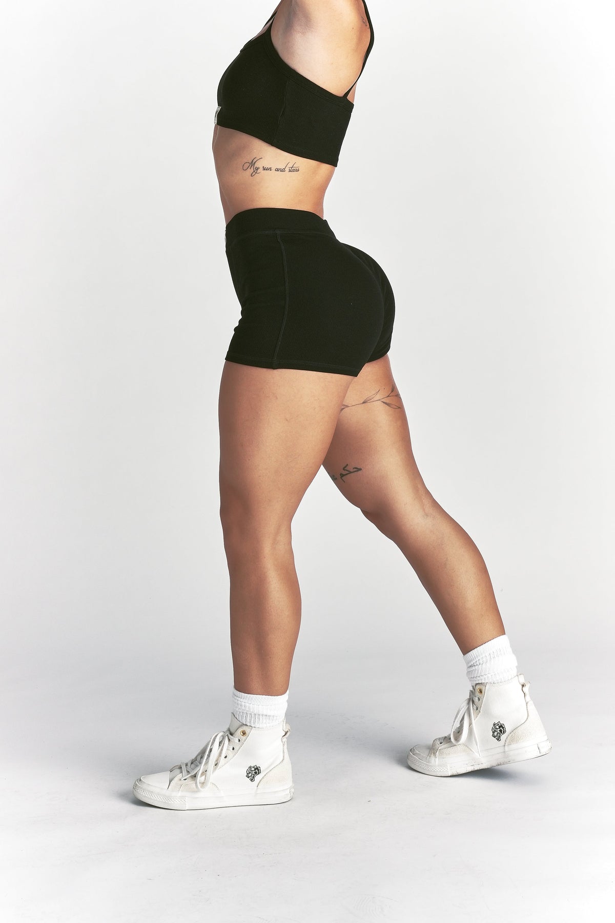 Jasmine Rib Boxers in Black — imagem 9