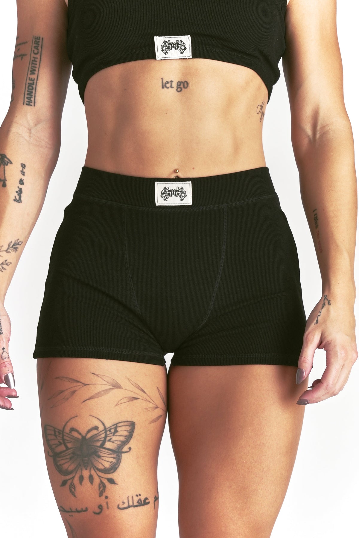 Jasmine Rib Boxers in Black — imagem principal
