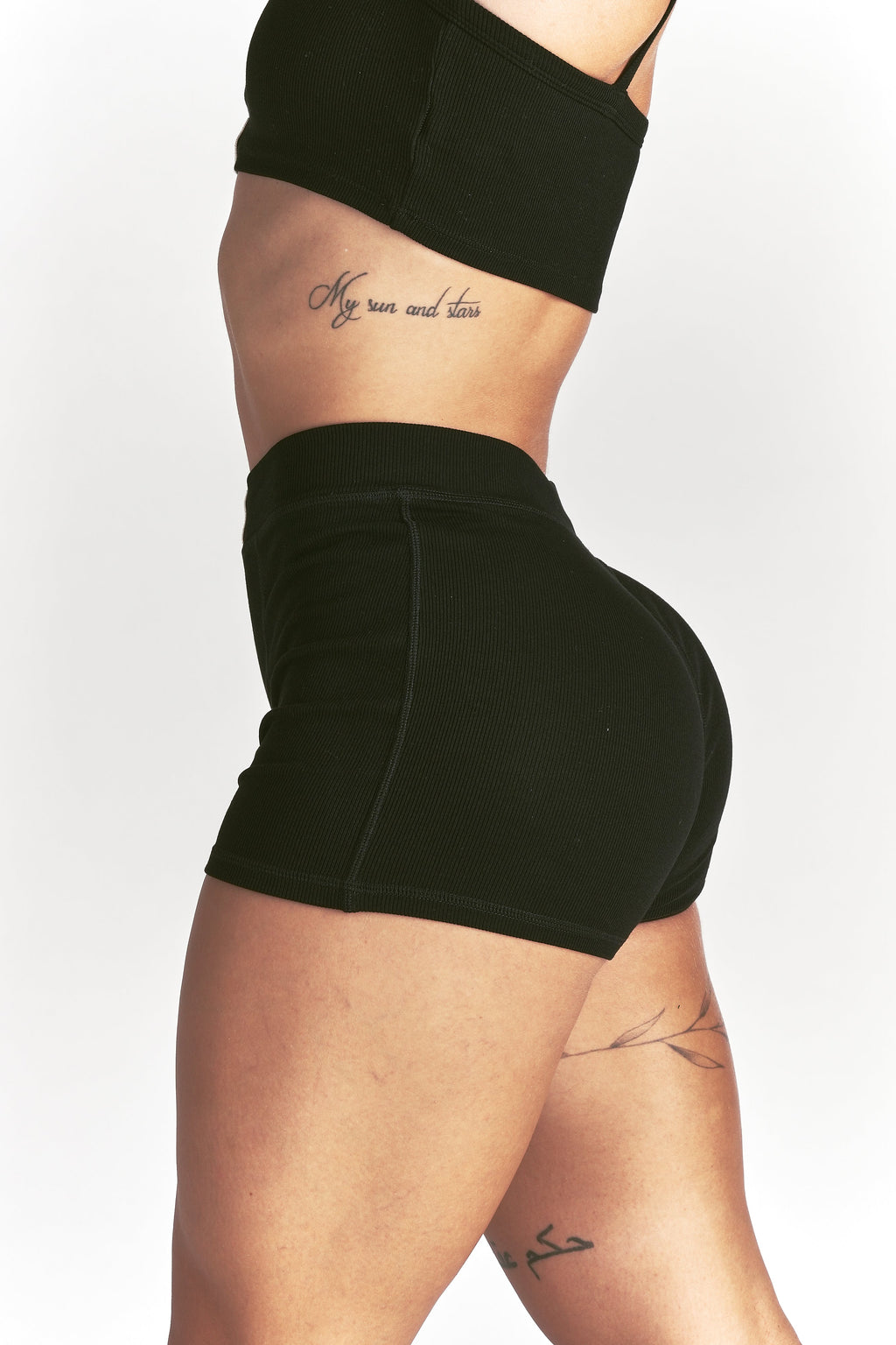 Jasmine Rib Boxers in Black — imagem 3