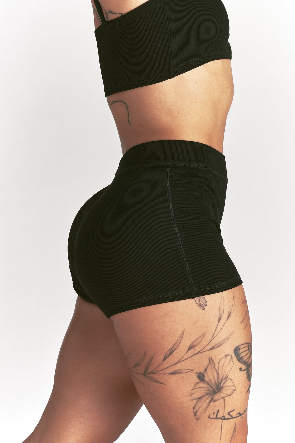 Jasmine Rib Boxers in Black — imagem 4