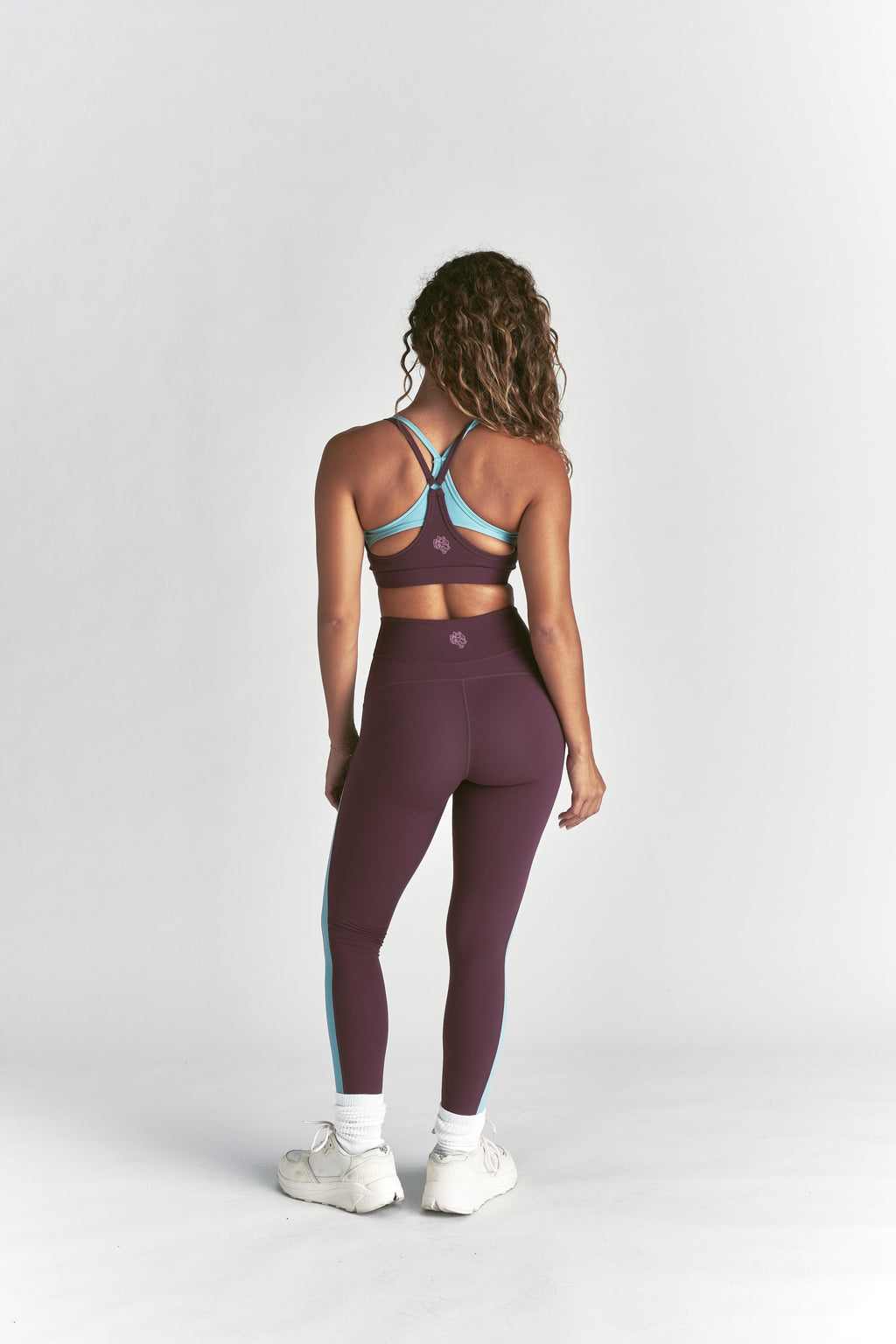 Wolf "Juliette" Energy Double Bra in Fig/Dusty Turquoise — imagem 4