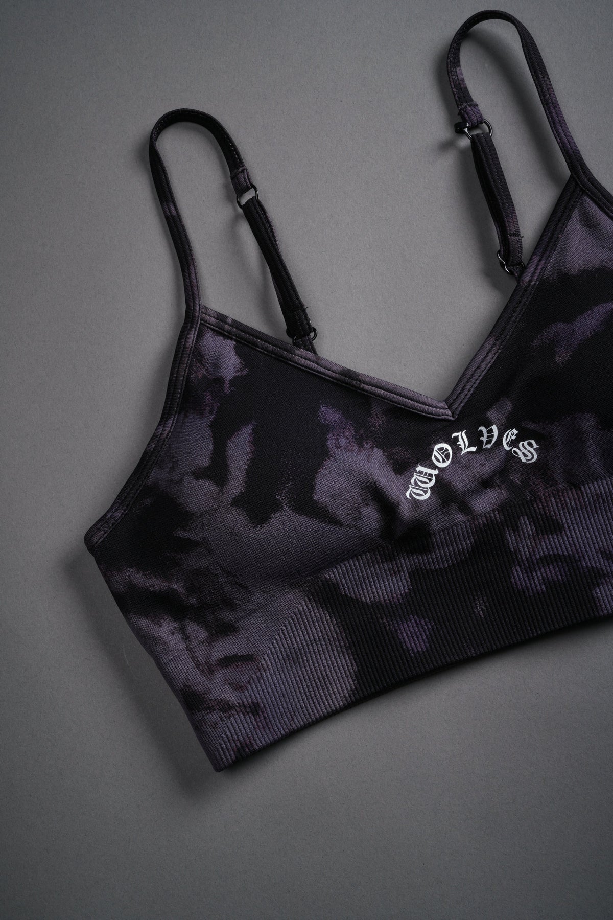 Chopper "Everson Seamless" Sports Bra in Big Purple Night Marble - imagem 6