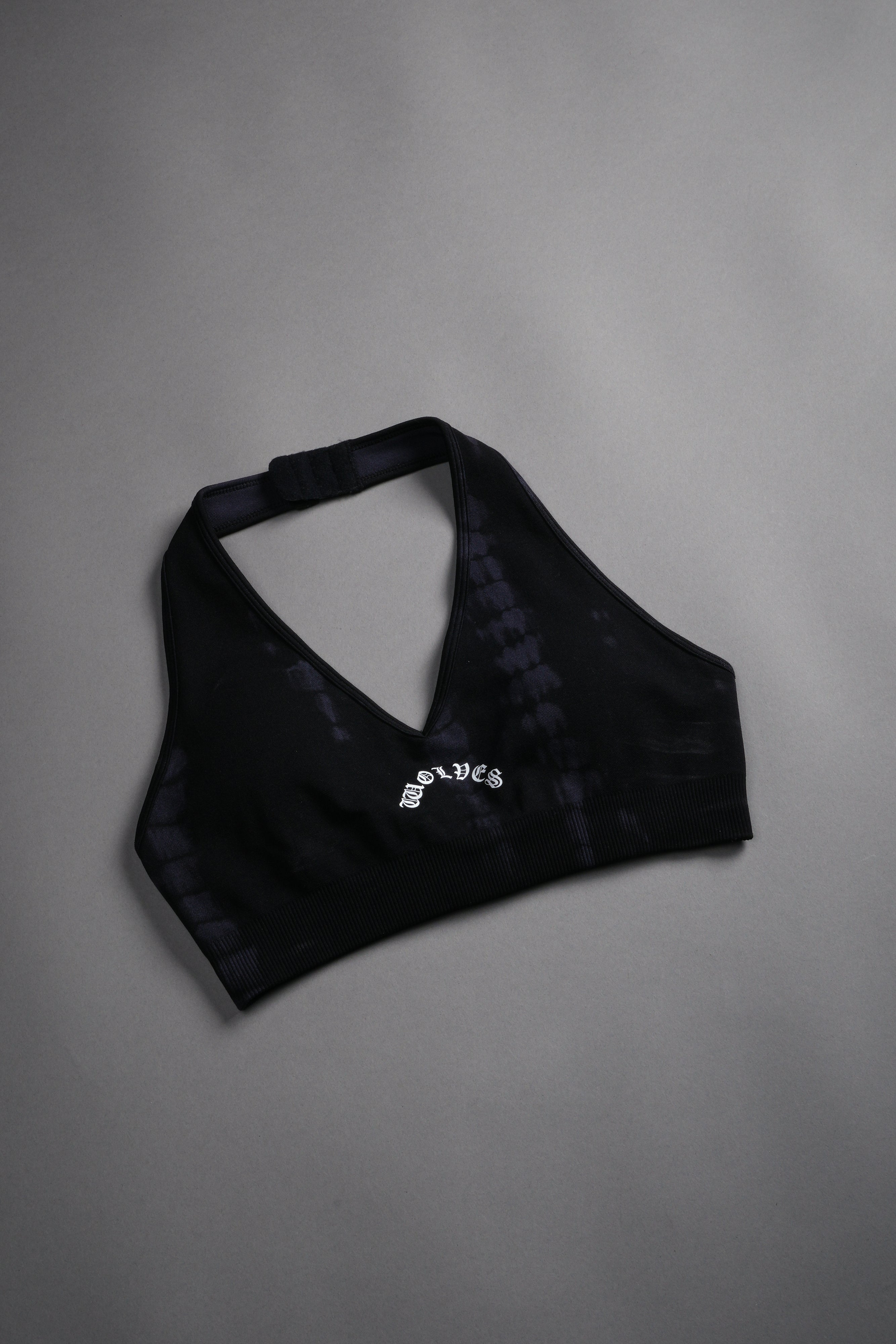 Chopper "Everson Seamless" Halter Bra in Black Tonal Serpent — imagem 5