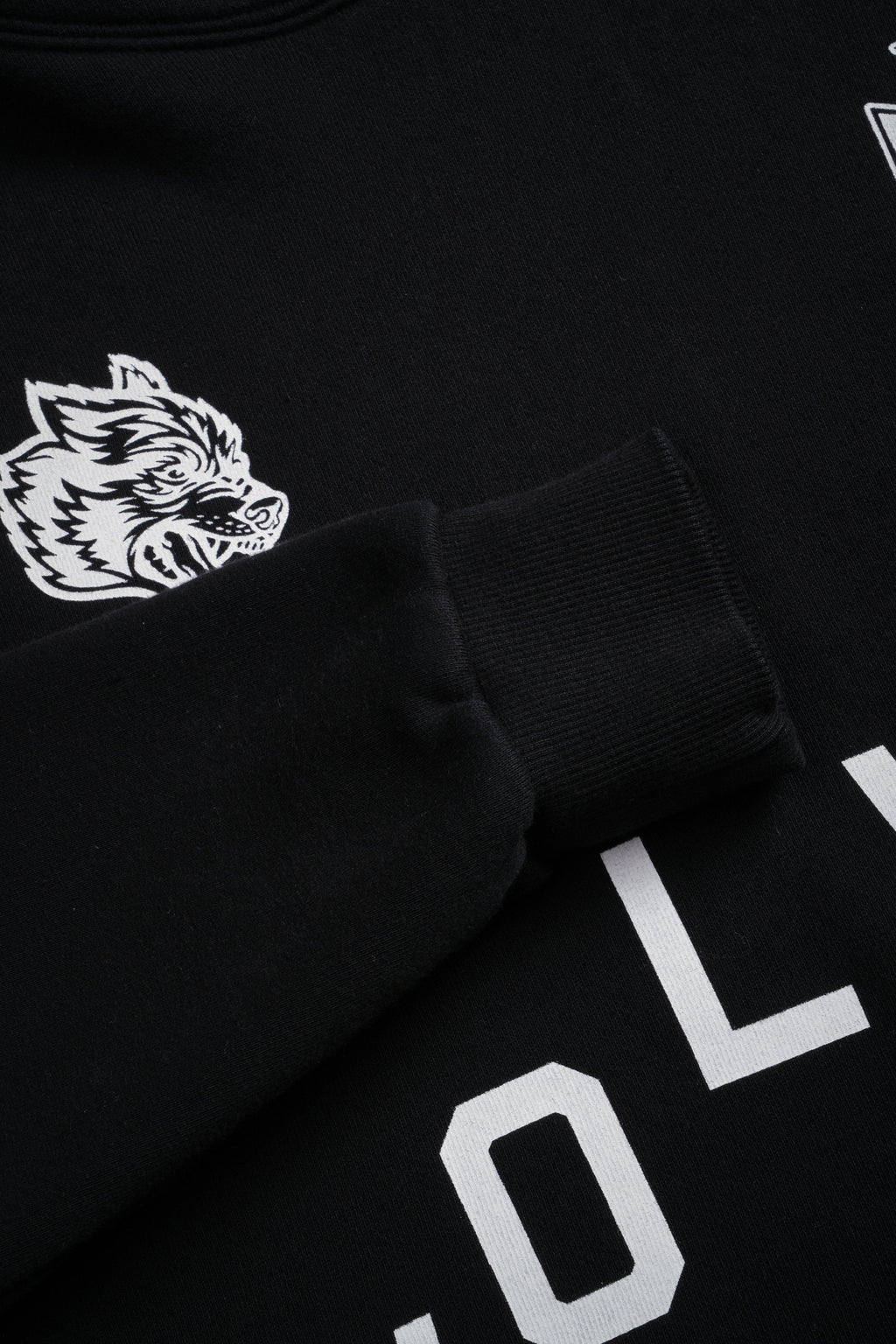 Wolf Pyramid "Pierce" Cropped Hoodie in Black — imagem 8