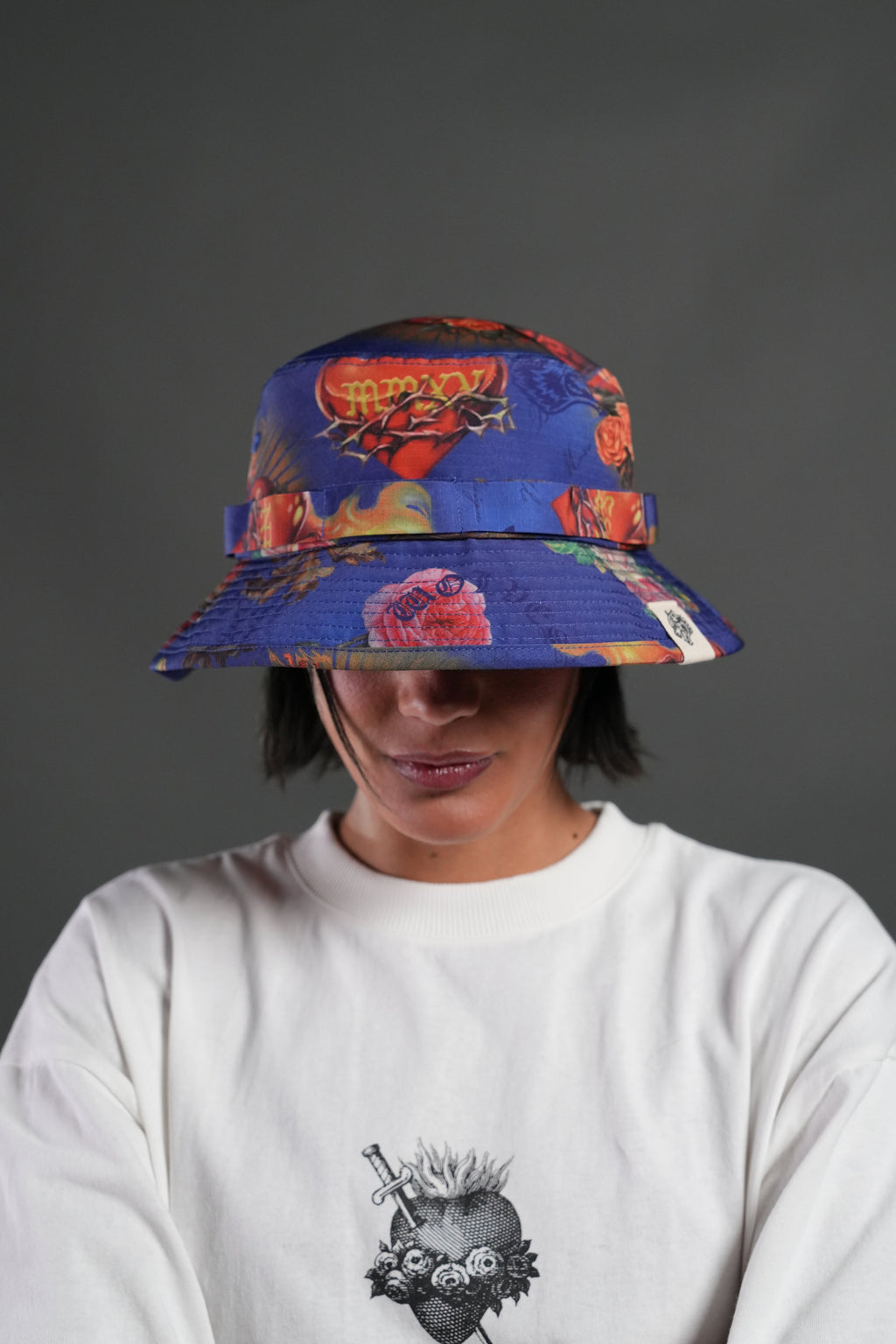 Wolf Patch V2 Boonie Bucket Hat in Corazon de Fuego — imagem 6