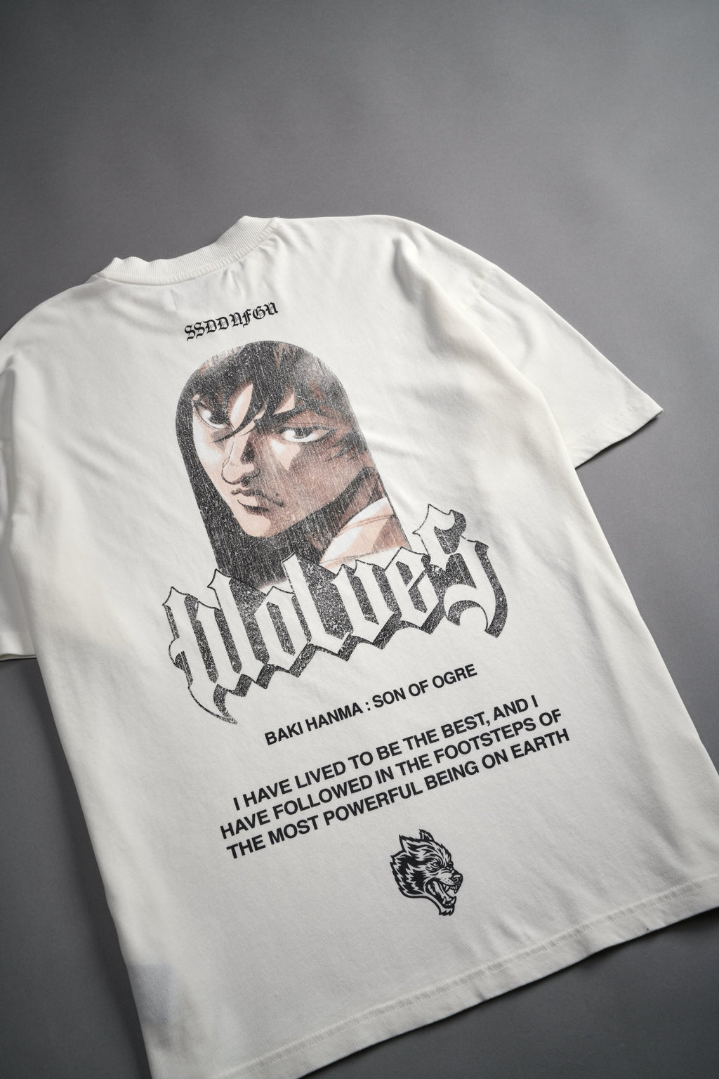 Determined "Premium" Oversized Tee in Cream — imagem 10