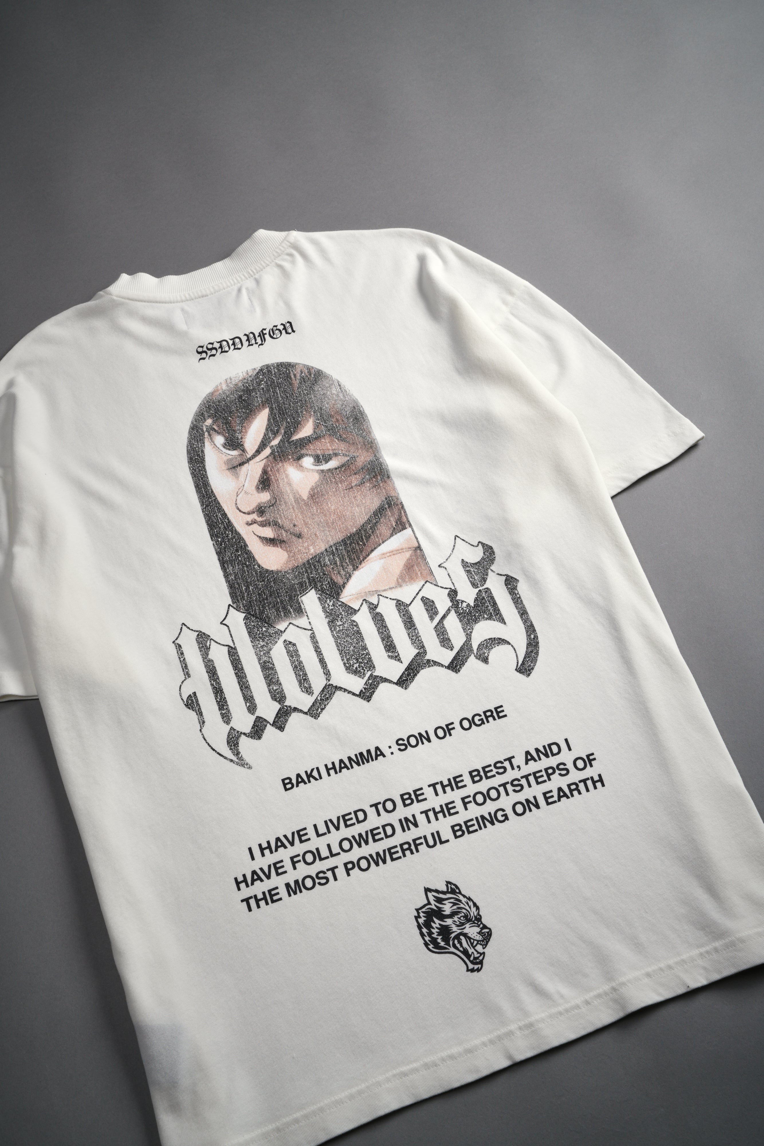 Determined "Premium" Oversized Tee in Cream — imagem 10